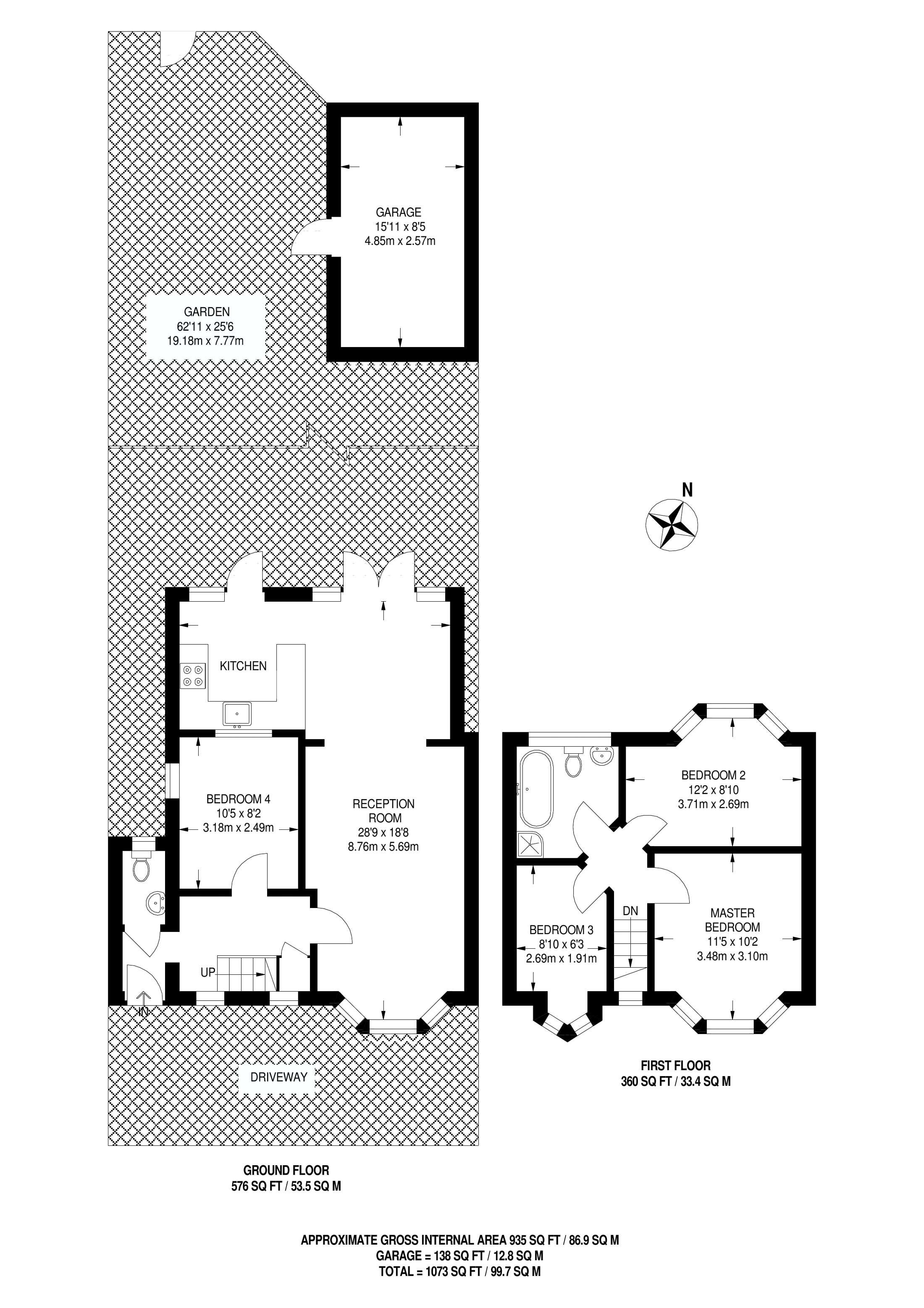 4 Bedrooms Semi-detached house to rent in Hollybush Road, Kingston KT2