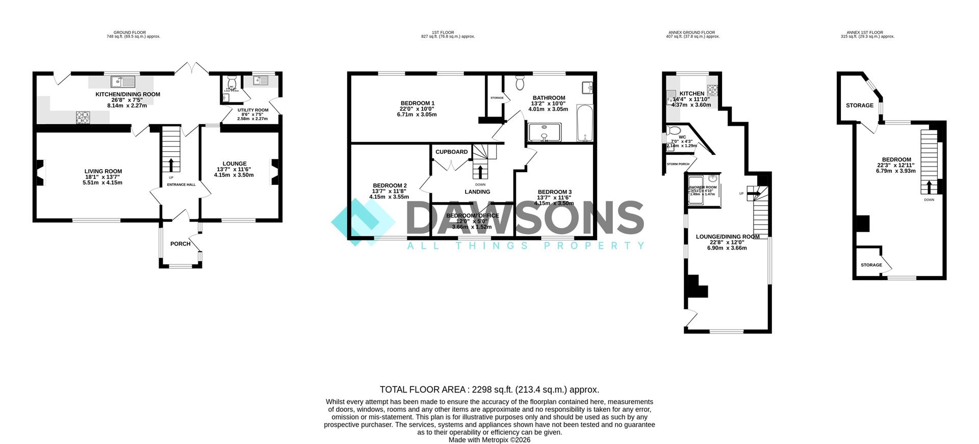 1 Cliff Cottages, The Links, Llanelli floorplan
