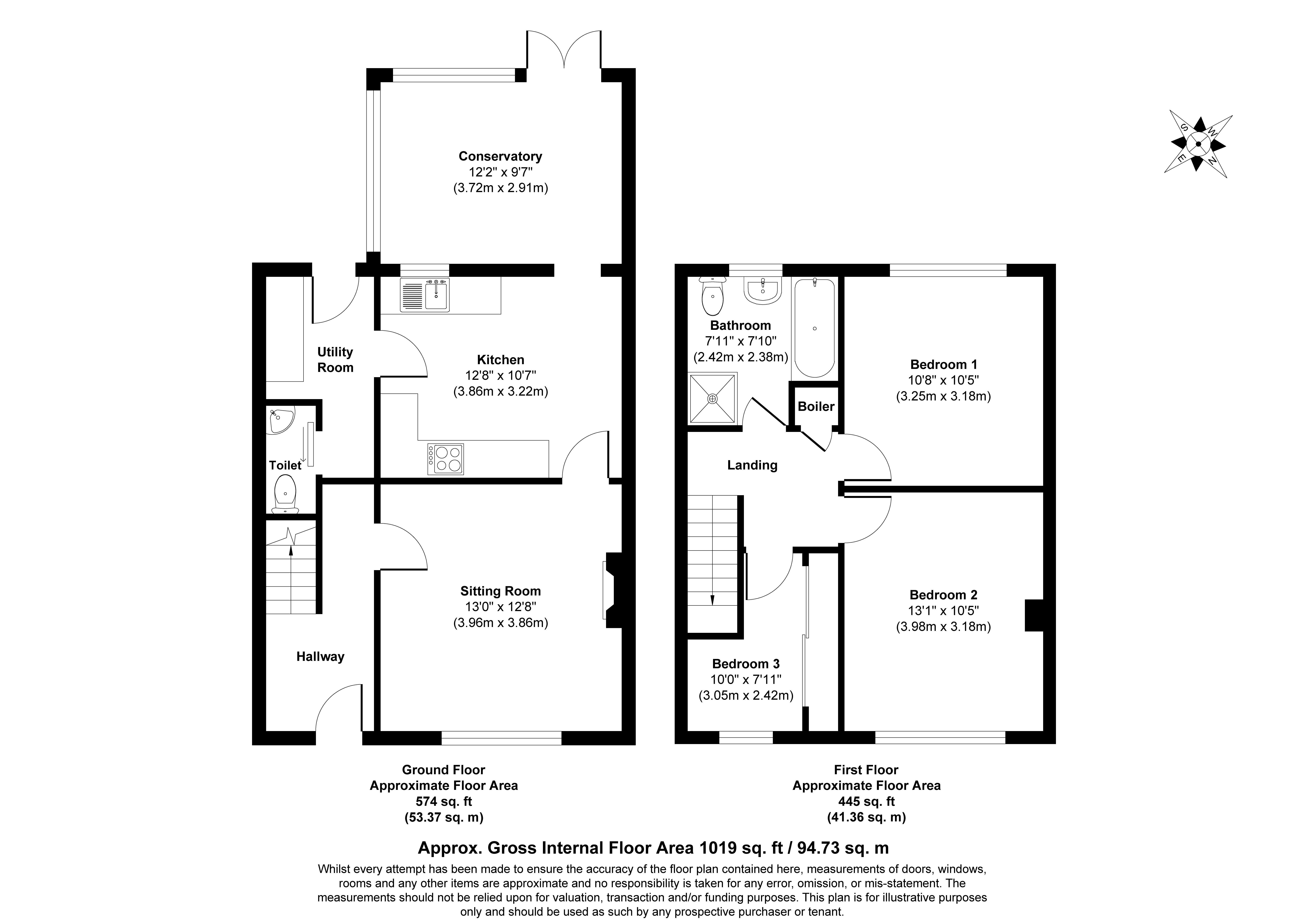 11, Springfield Gardens, Chinnor floorplan