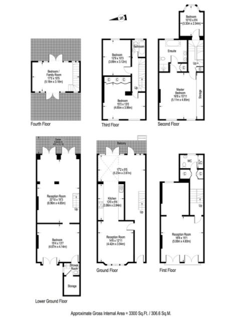 104 Hereford Road, London floorplan