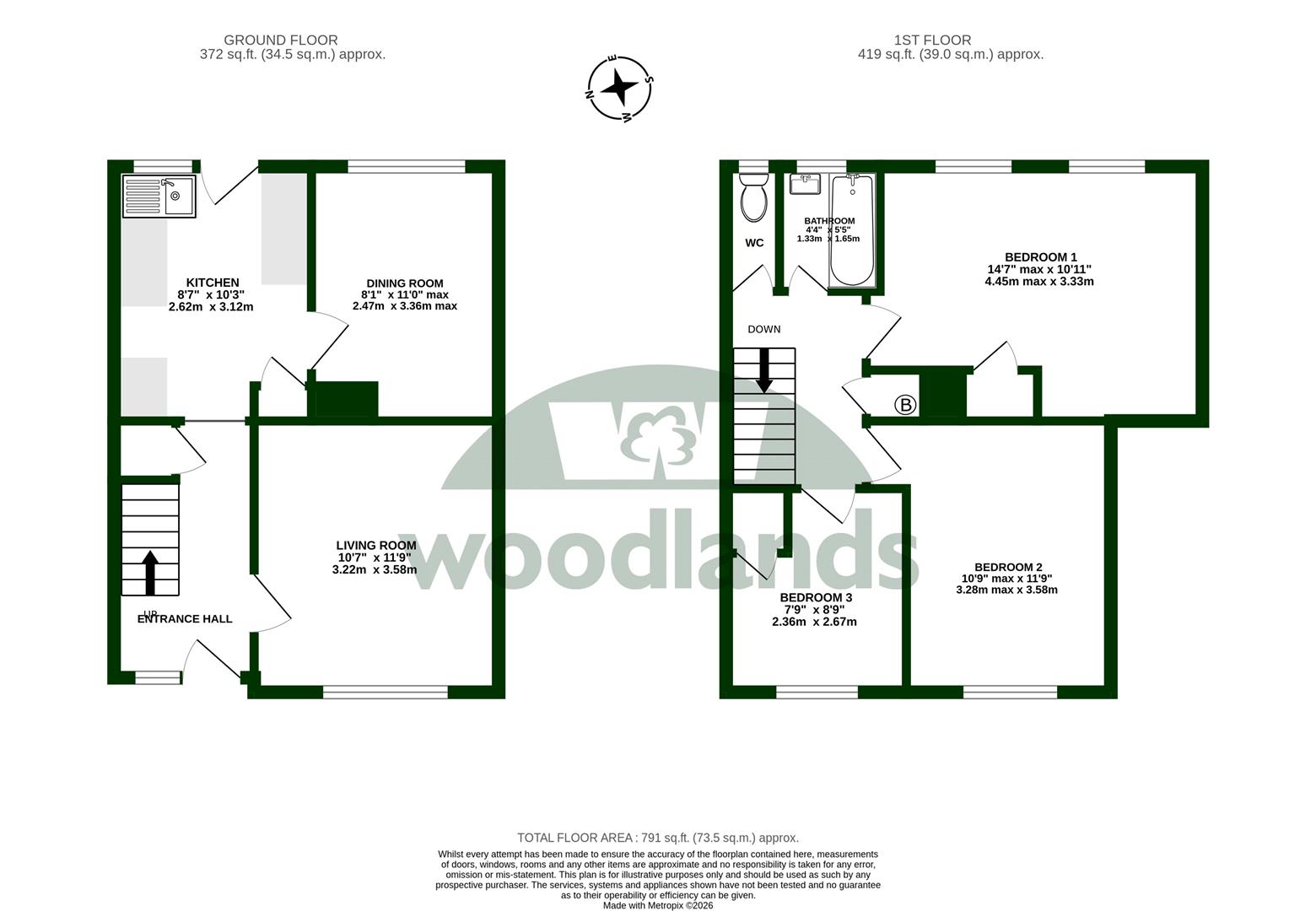 51, Blackbridge Lane, Horsham floorplan