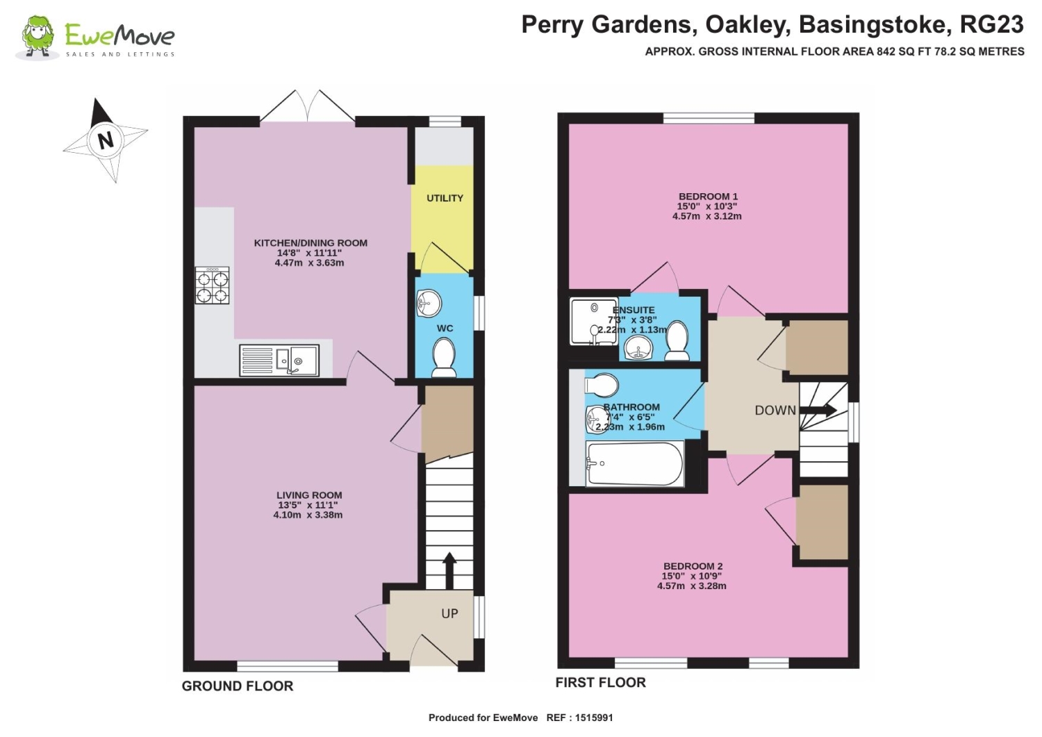 7, Perry Gardens, Basingstoke floorplan