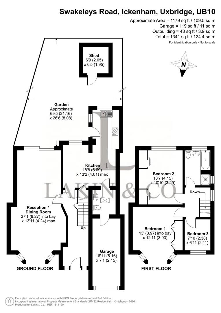 97, Swakeleys Road, Ickenham floorplan