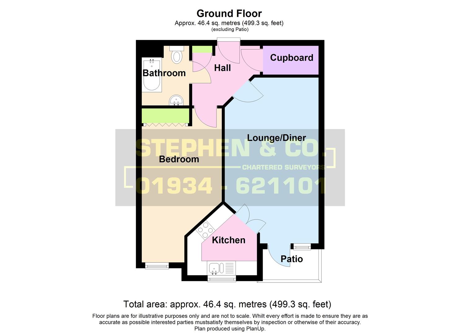 6 Eddington Court, Beach Road, Weston-Super-Mare floorplan