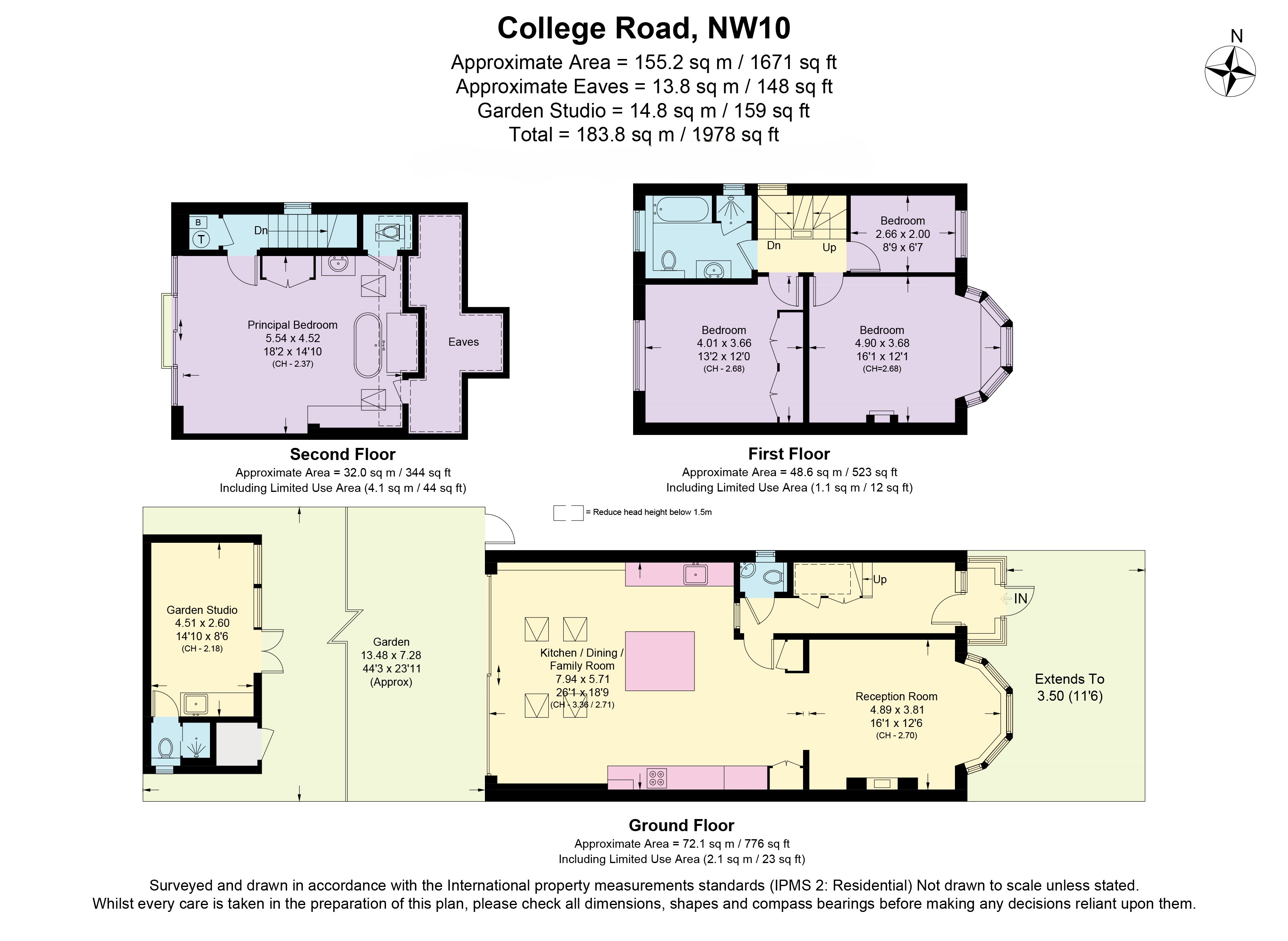 College Road, London, NW10 floorplan