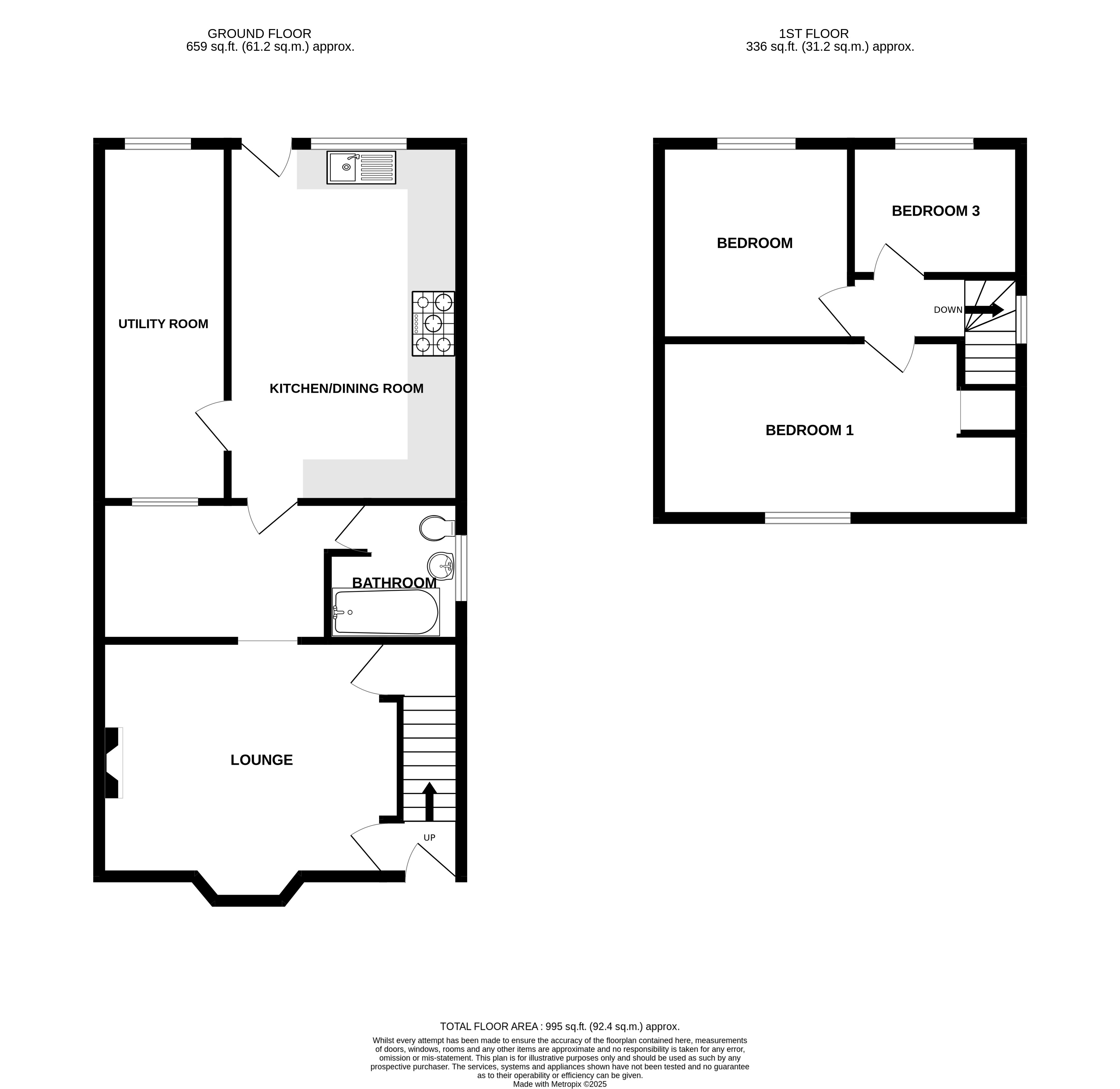 10 Osborne cottages, School Road, Colchester floorplan