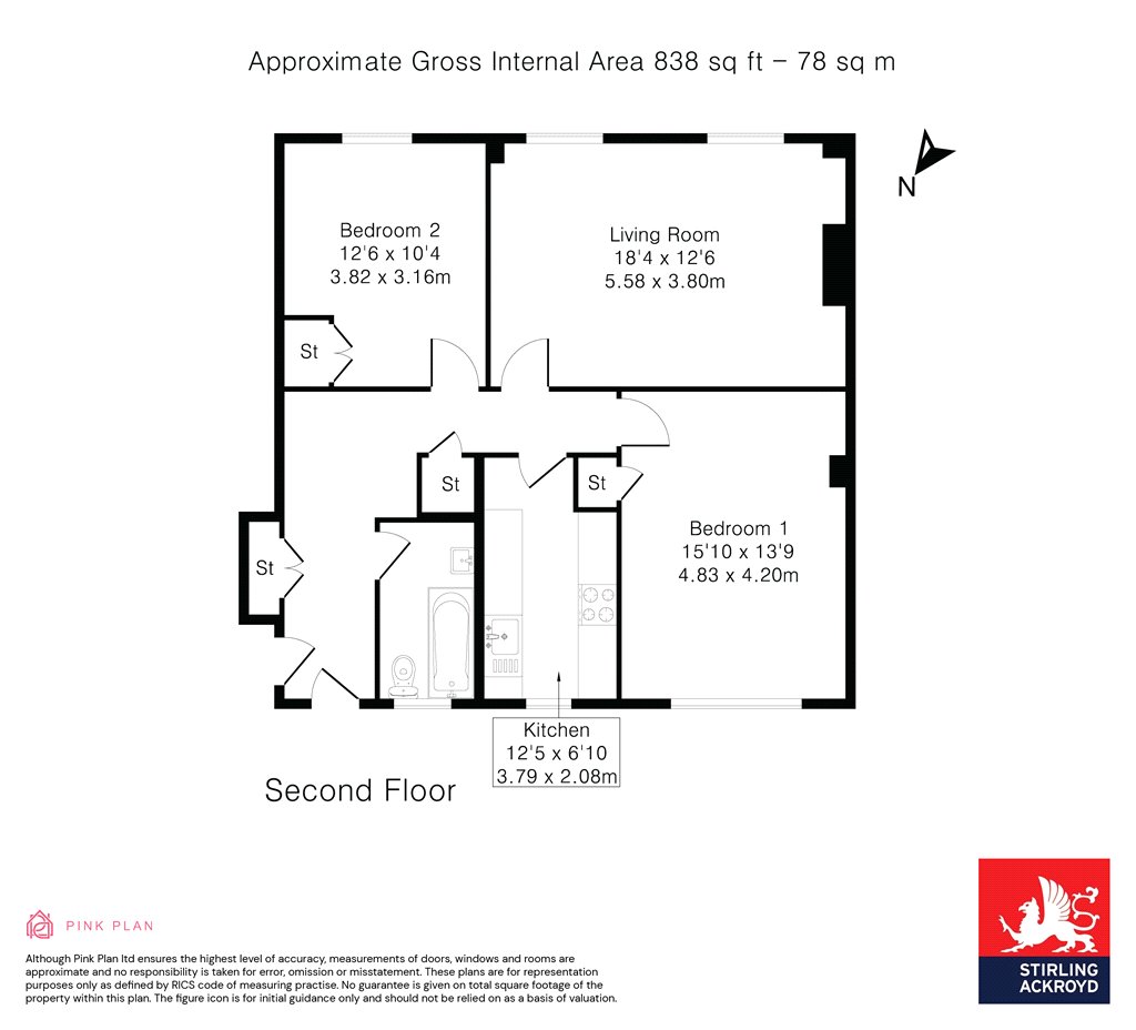 Streatham Hill, London SW2, 2 bedroom flat for sale 63530949