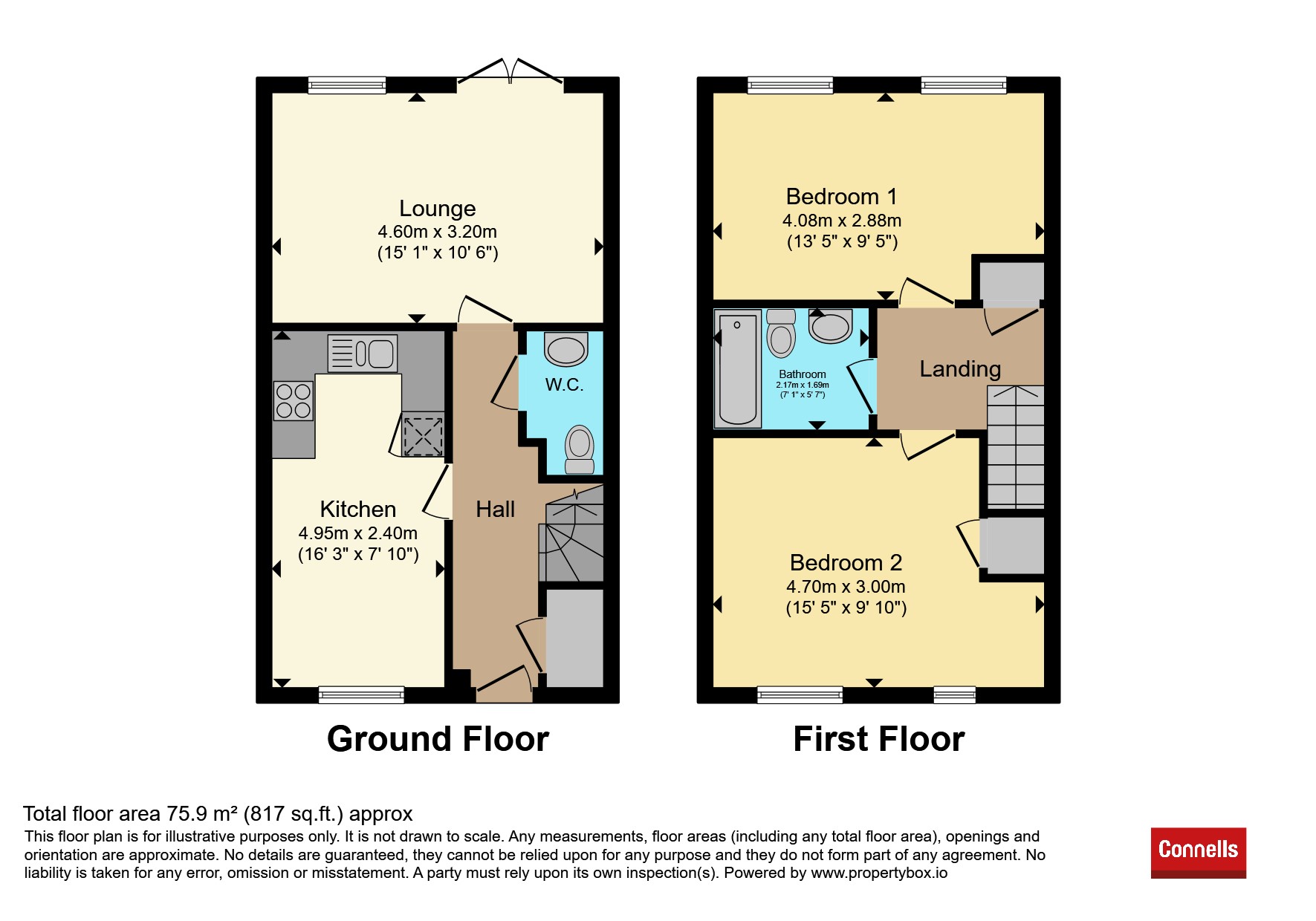 70, Golding Road, Tunbridge Wells floorplan