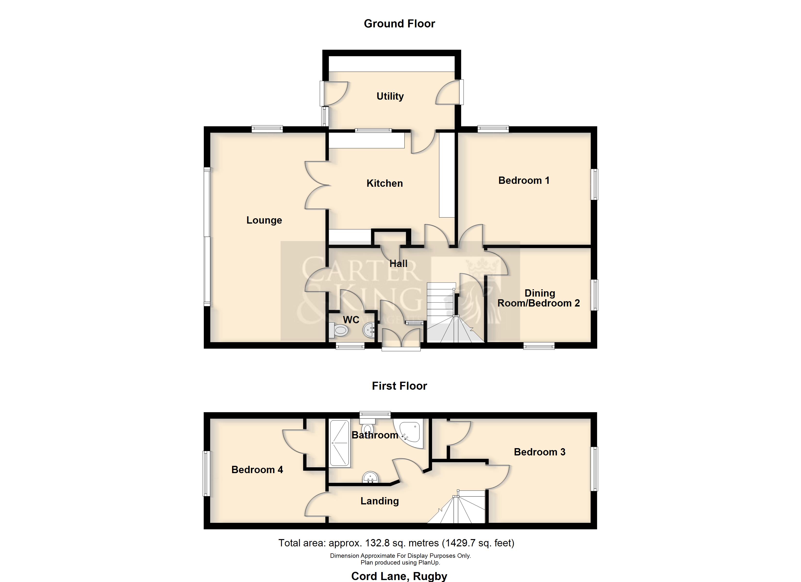 Fairfield, 6, Cord Lane, Rugby floorplan