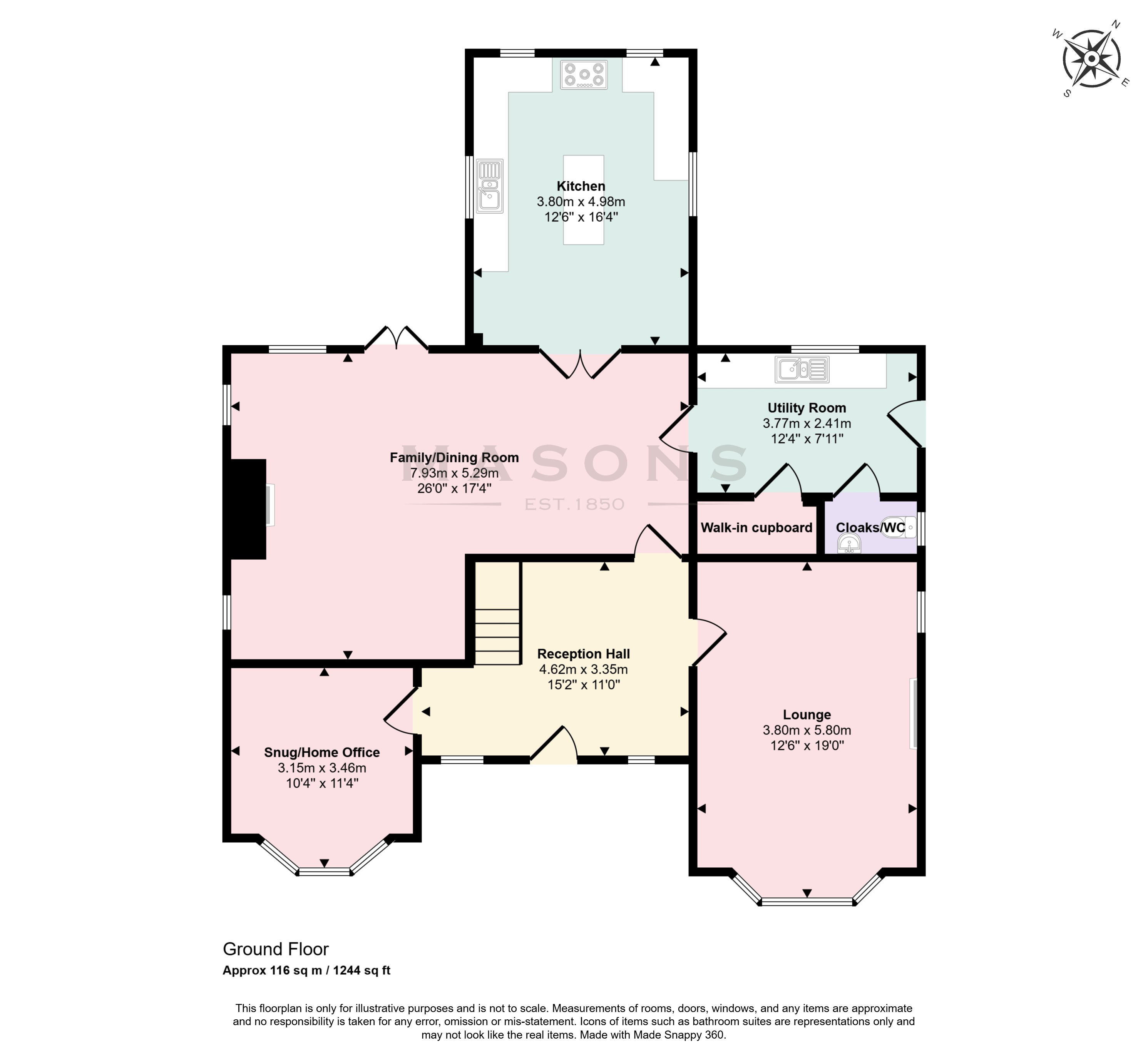 Luan House, Main Road, Louth floorplan