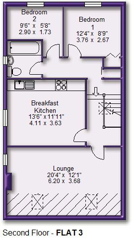 4 Bedrooms Flat to rent in Holmefield, Sale M33