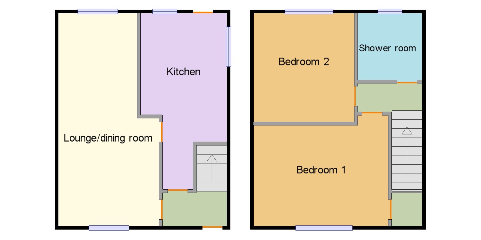 2 Bedrooms Terraced house for sale in Baird Crescent, Condorrat, Cumbernauld, North Lanarkshire G67