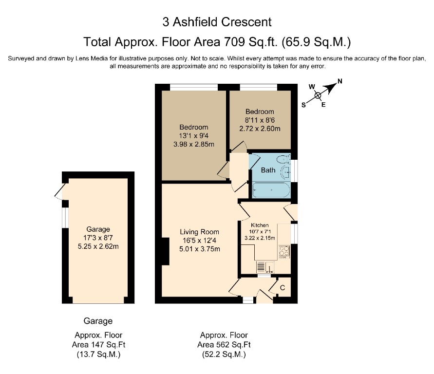 Ashfield Crescent, Billinge WN5, 2 bedroom bungalow for sale 62448226
