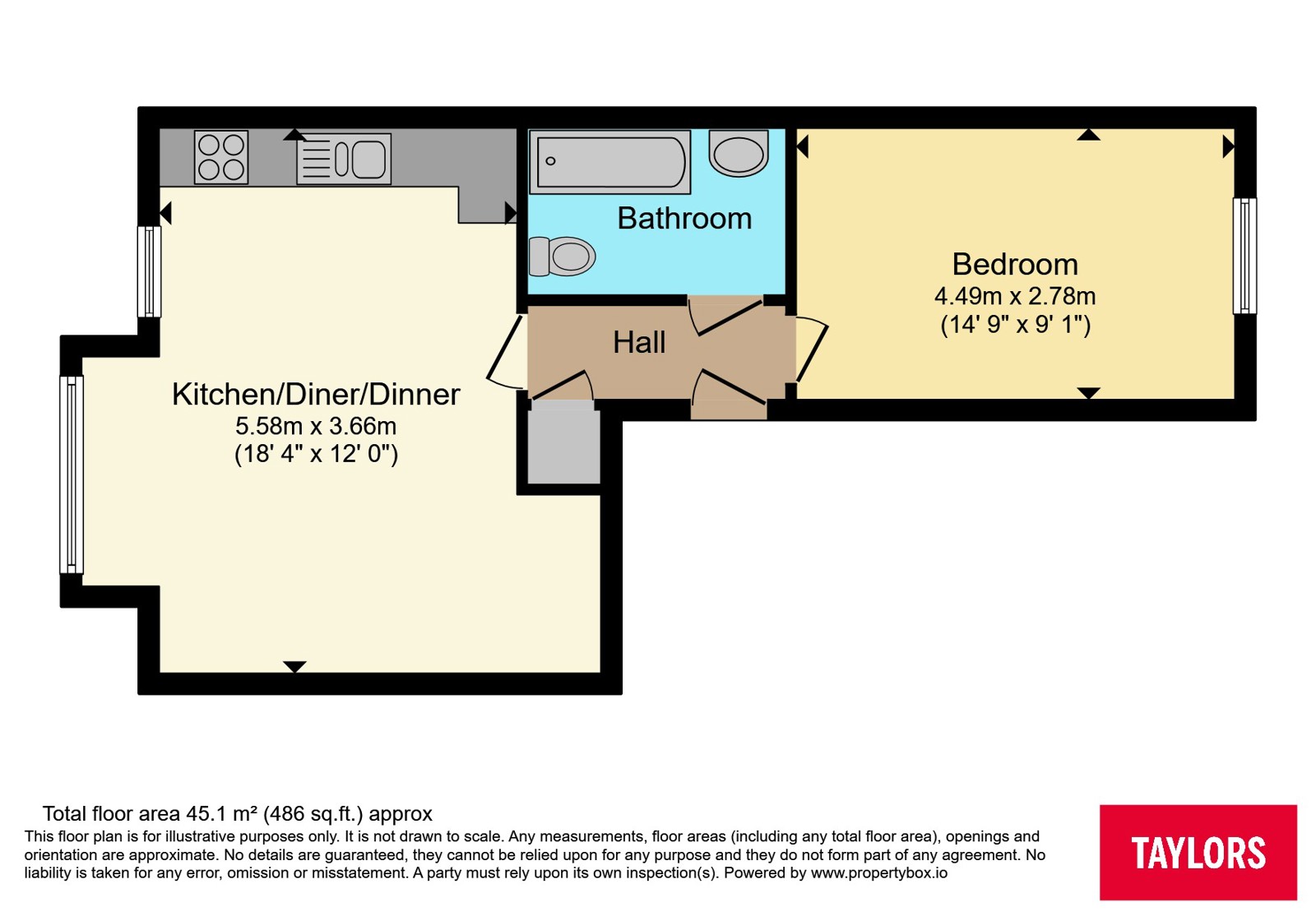 51, Eagle Close, Bedfordshire floorplan