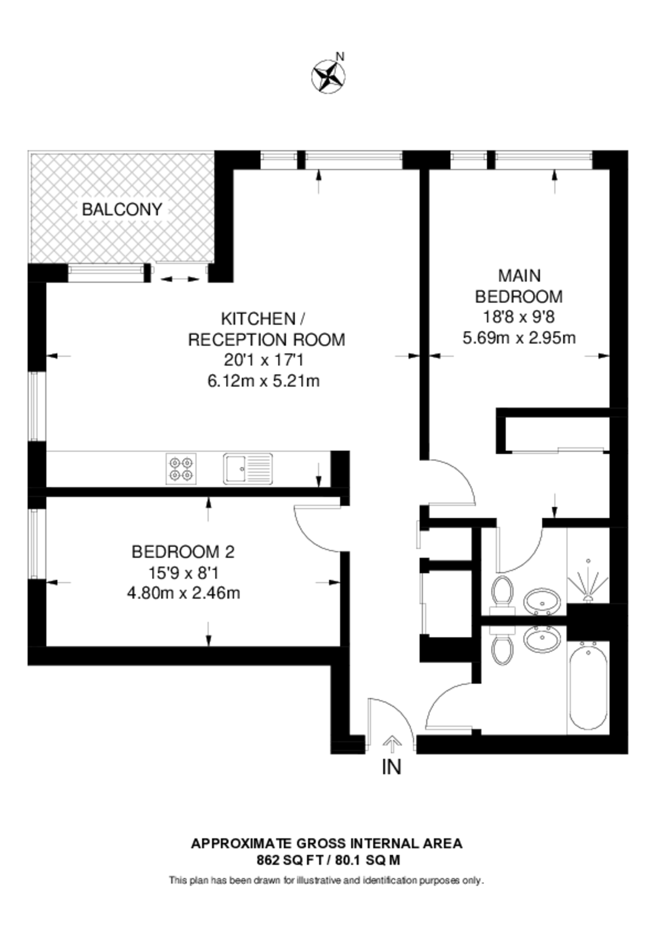 Deacon Street, Southwark floorplan