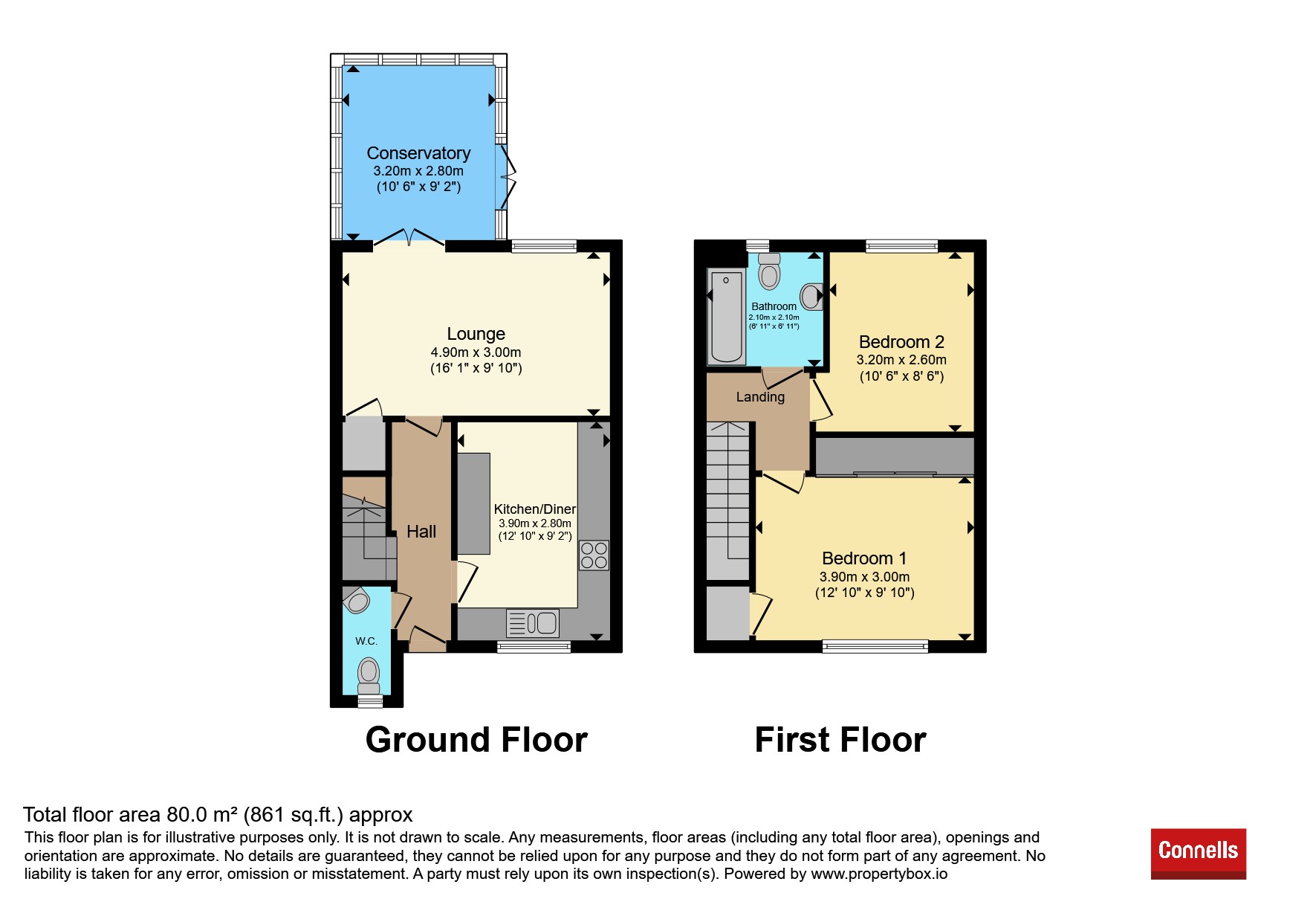 3, Elsie Davies Close, Grantham floorplan