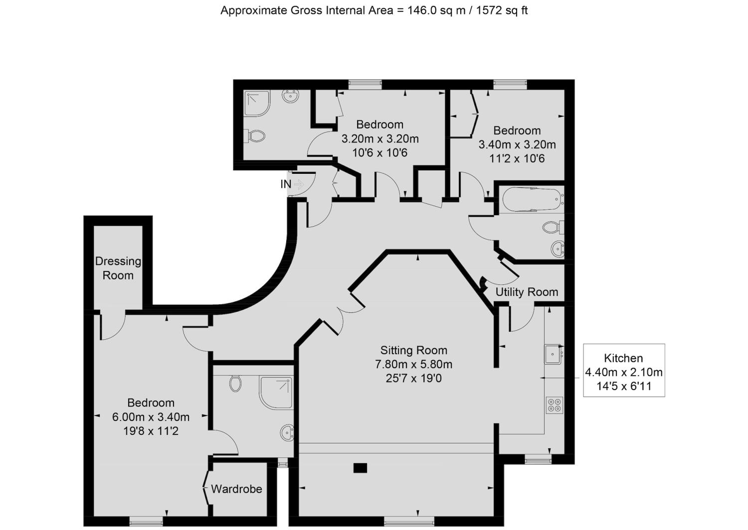 Flat 48, The Lion Brewery, St. Thomas Street, Oxford floorplan