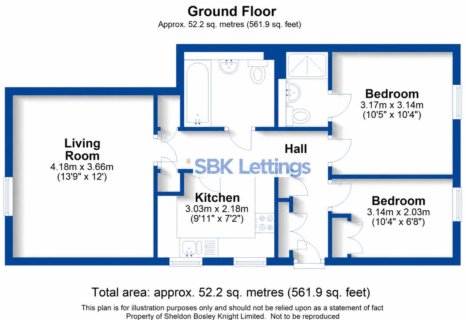 14 Northumberland Mews, 105, Northumberland Road, Leamington Spa floorplan