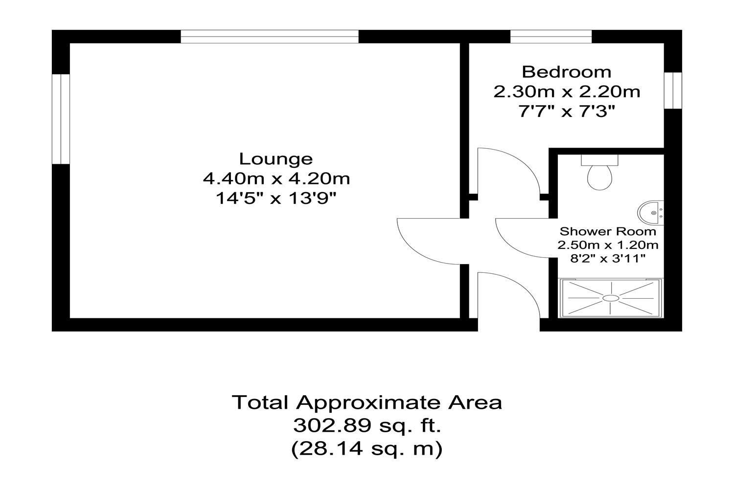 Flat 4 Frith Hill House, Upper Manor Road, Godalming floorplan