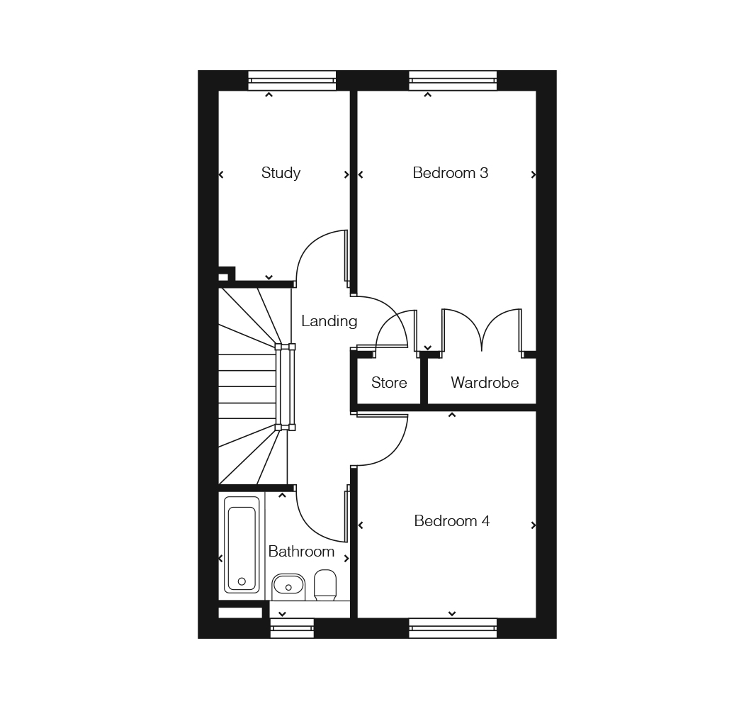 Brighouse107, Churchill Way, Salford floorplan