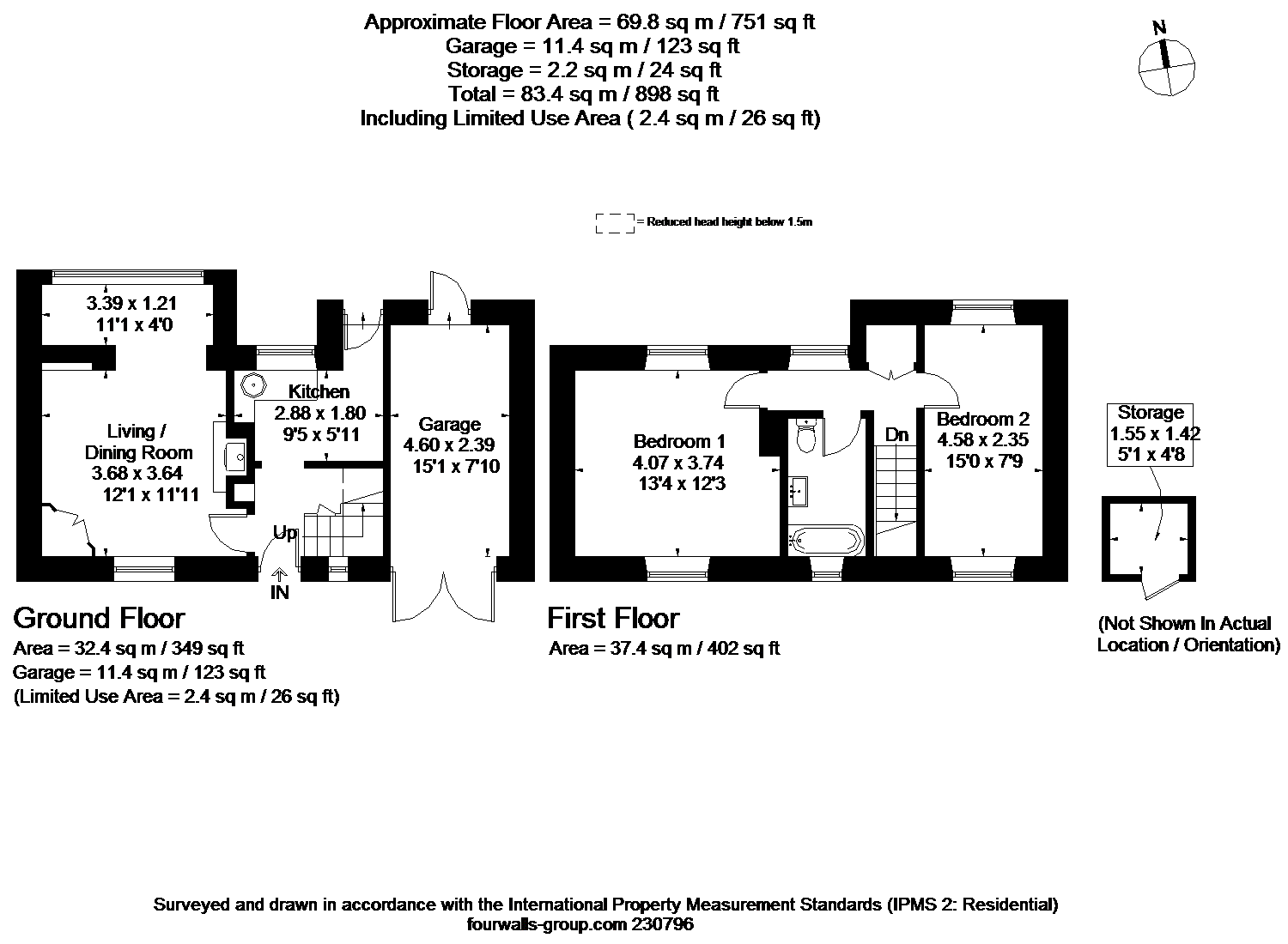 2 Bedrooms Terraced house for sale in The Green, Warmington, Banbury OX17