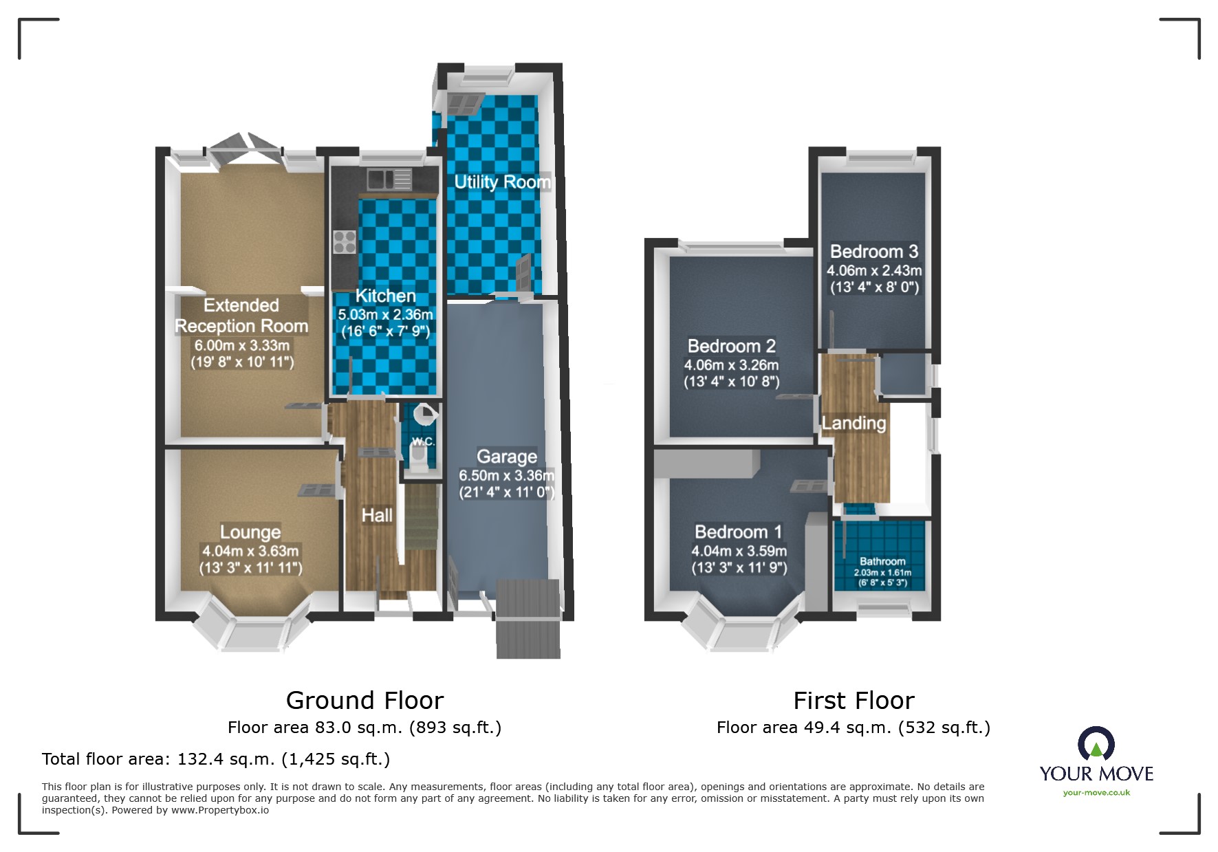 45, Gervase Drive, West Midlands floorplan