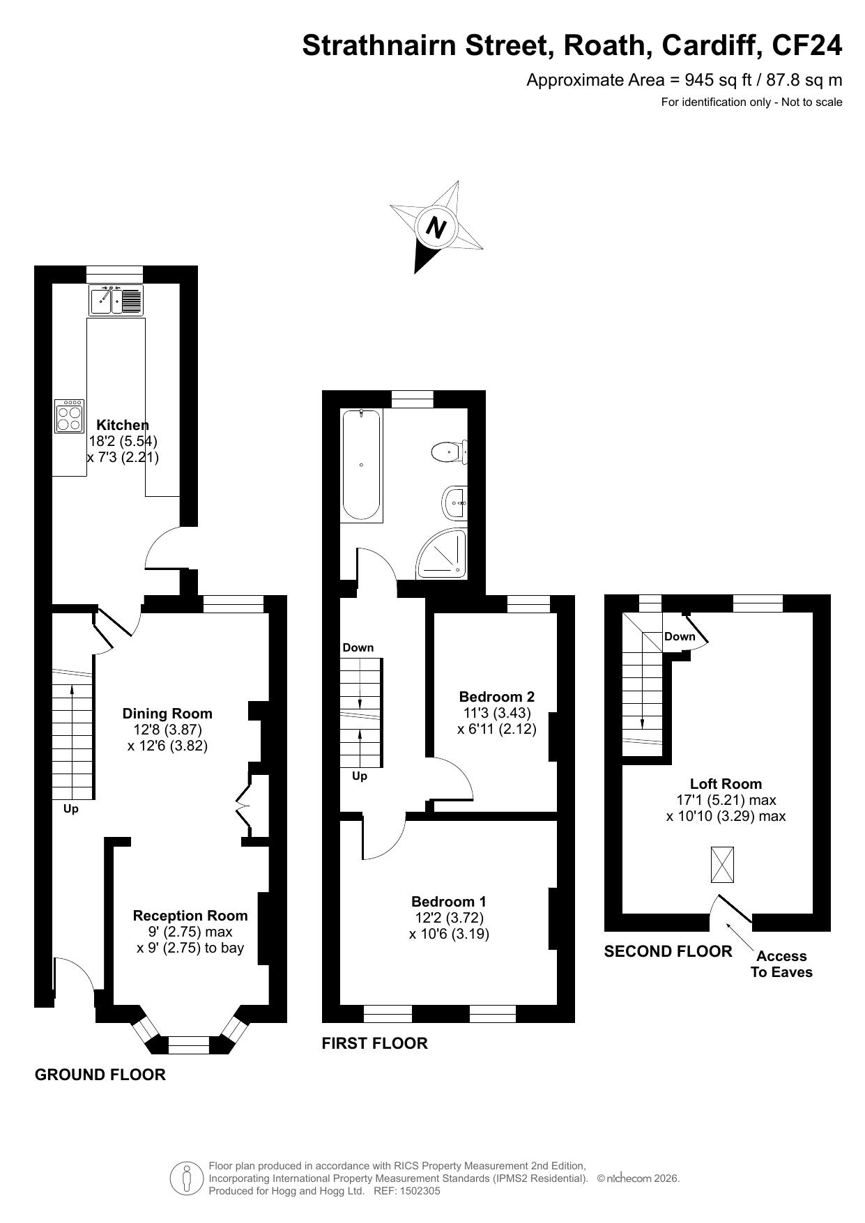 124, Strathnairn Street, Cardiff floorplan