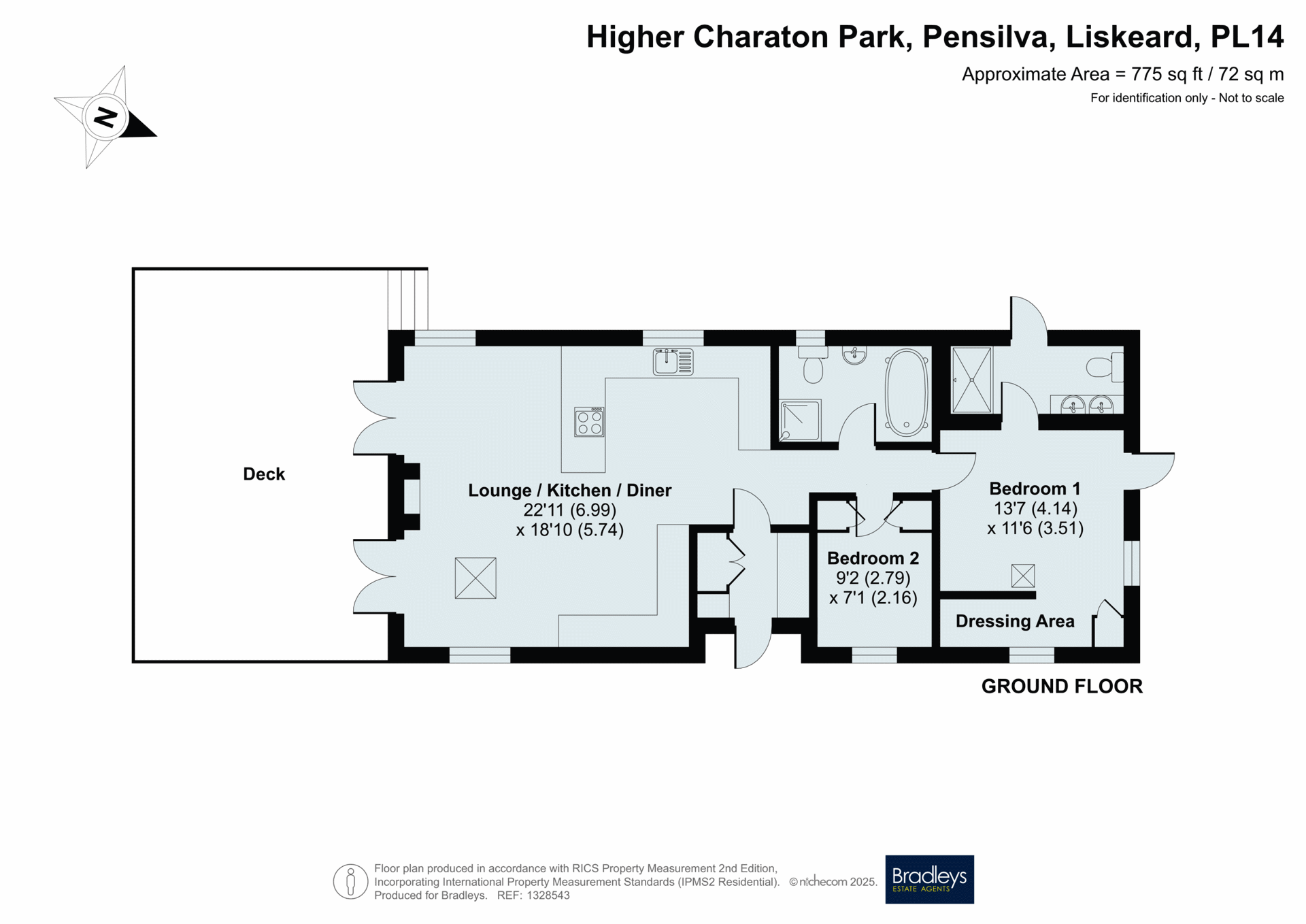 Safari Lodge,, Higher Charaton Park, Liskeard floorplan