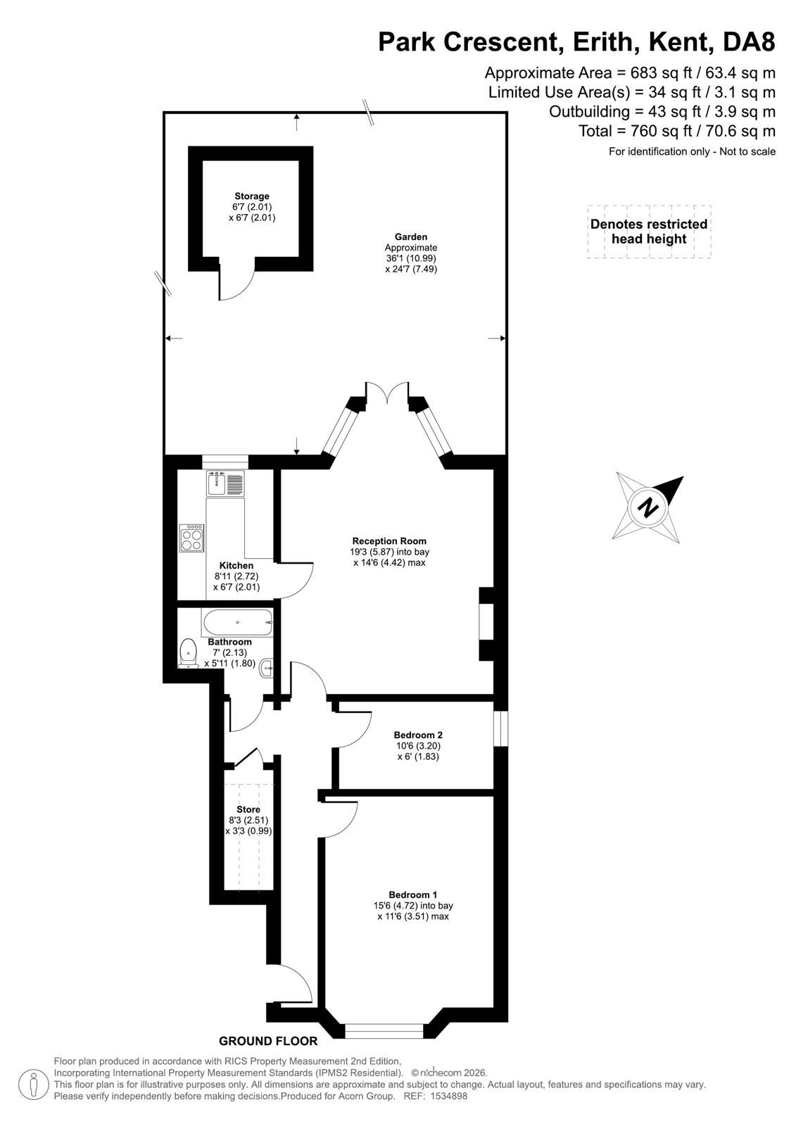 Park Crescent, Kent floorplan