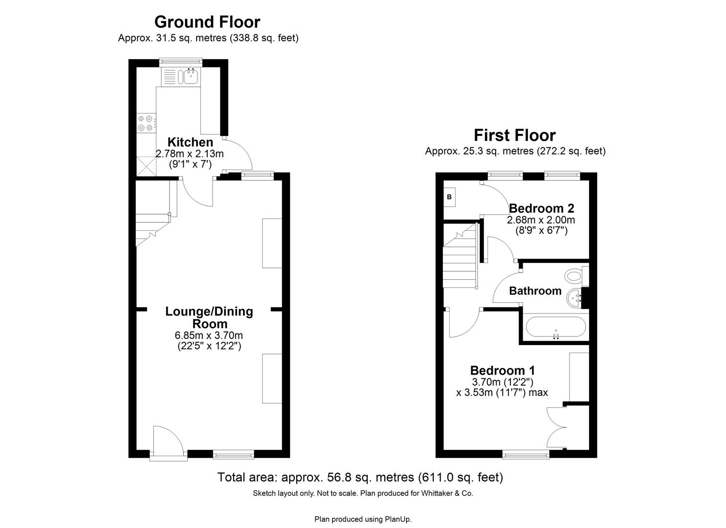 28, Cravells Road, Harpenden floorplan