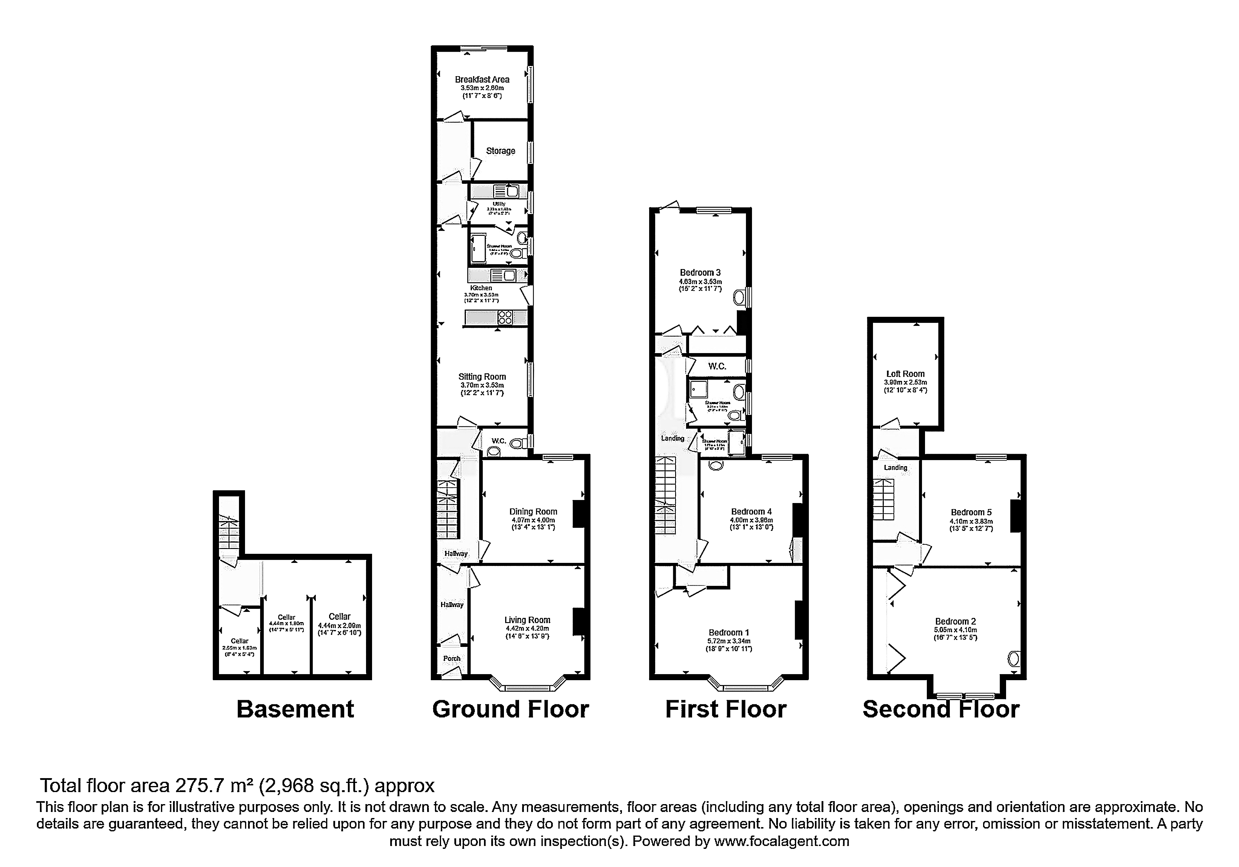 393, Wellingborough Road, Northamptonshire floorplan