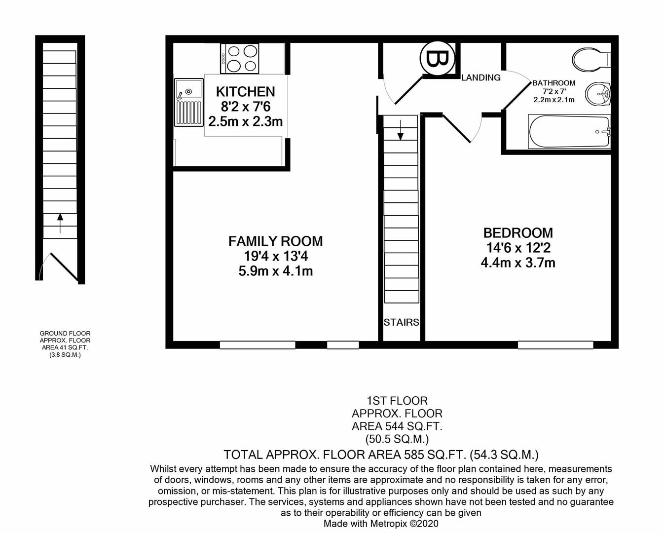 15, St Peters Close, Ruislip floorplan