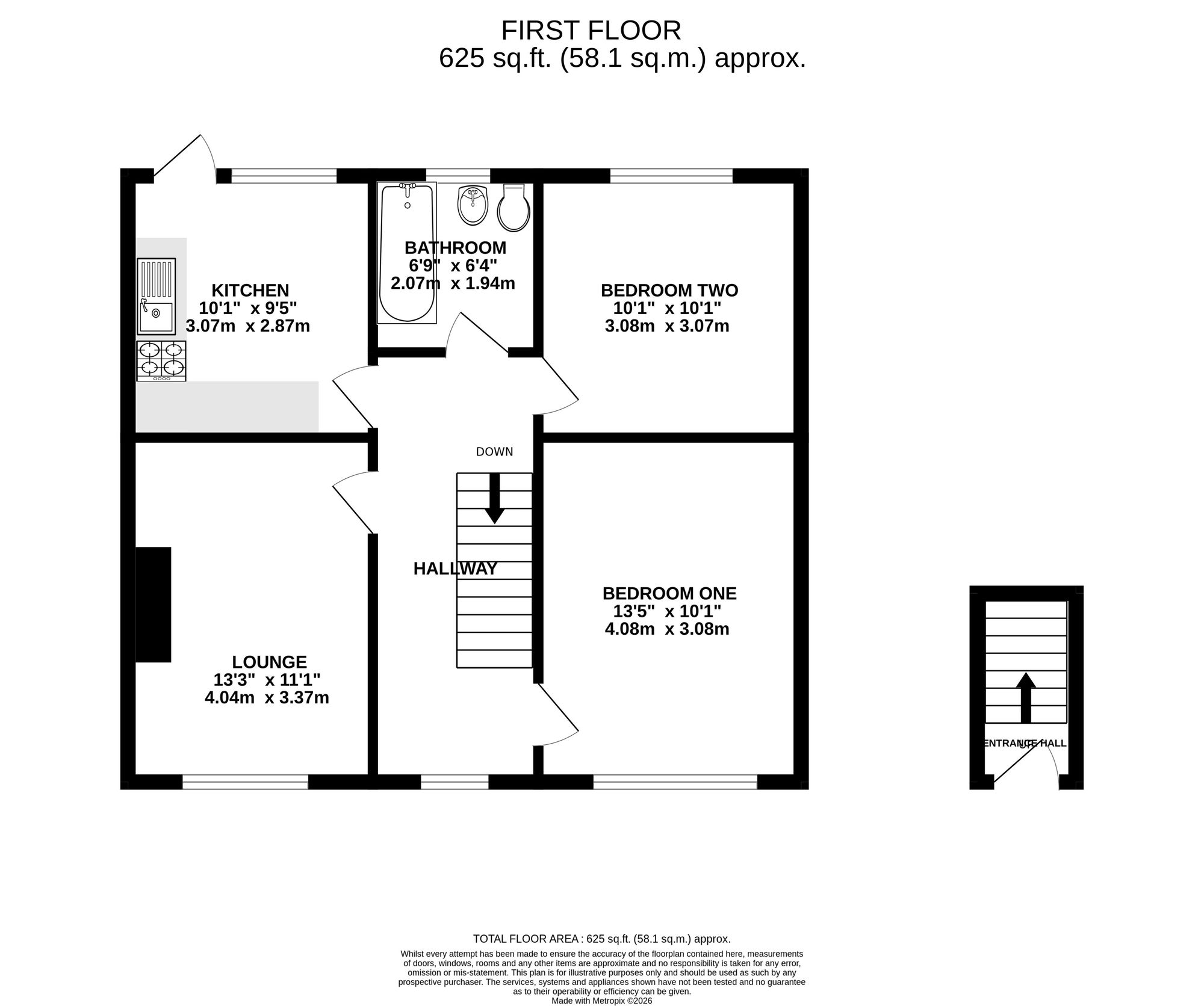 44 Springfield Road, Sale floorplan
