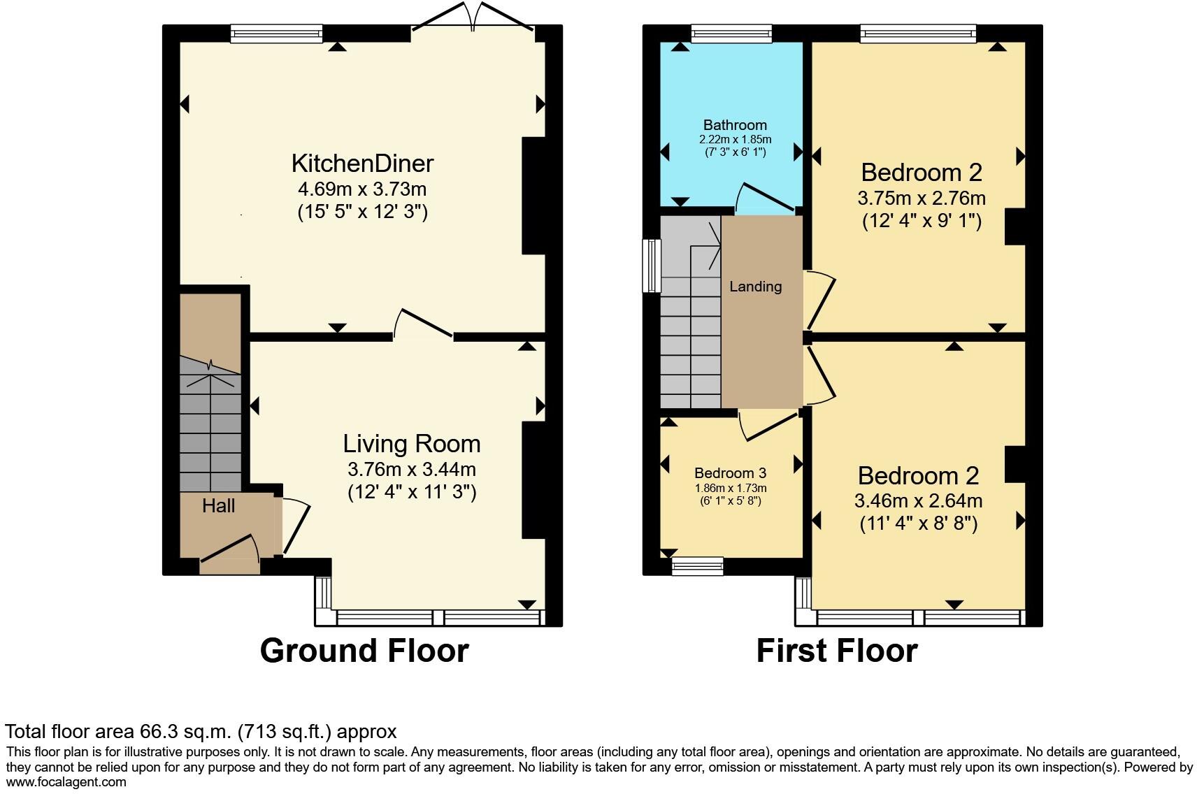 337 Charlestown Road, Manchester floorplan