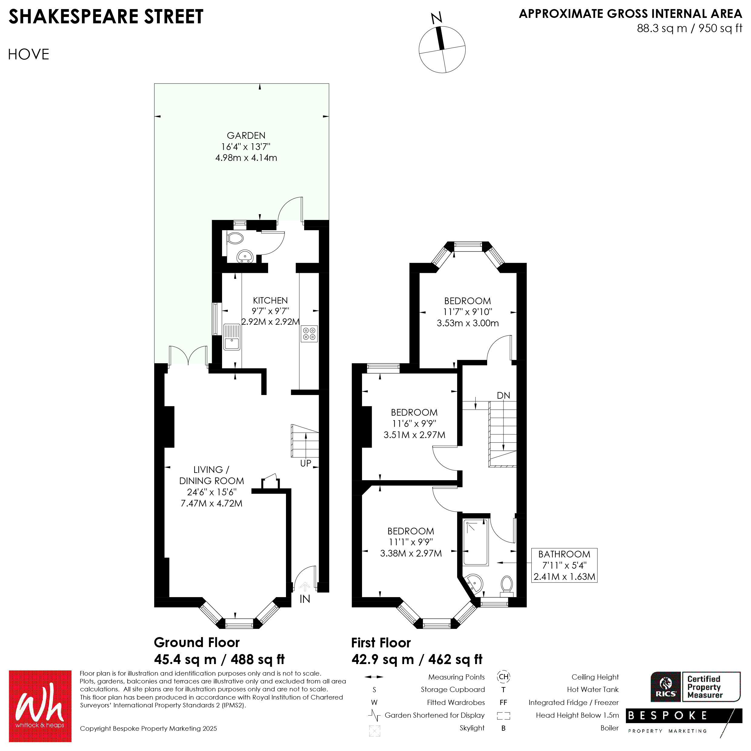 61, Shakespeare Street, Hove floorplan