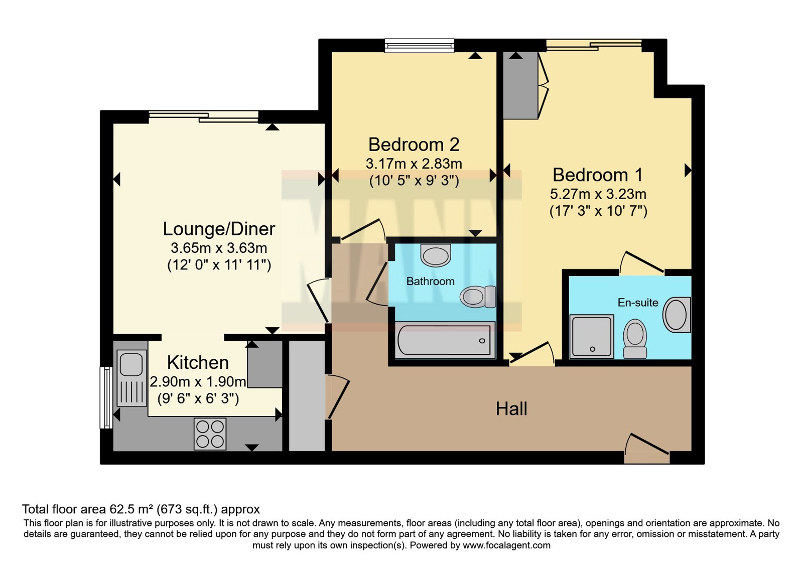 25, Chadwick Way, Southampton floorplan