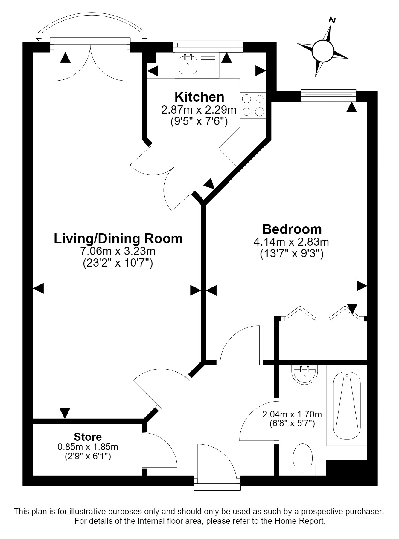 28/27, Murrayfield View, EDINBURGH floorplan