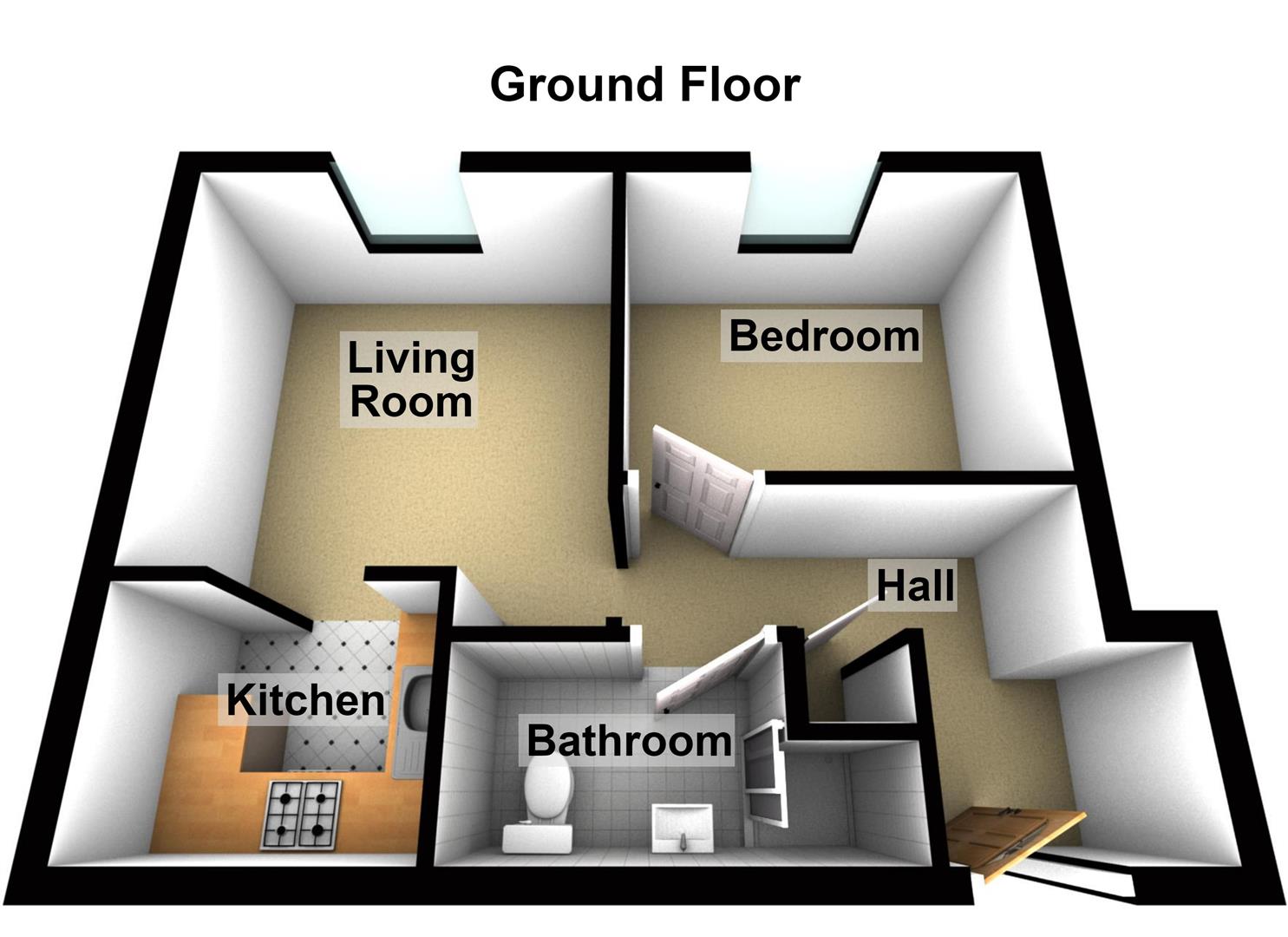 Flat 13, Farnsworth Court, Fleet Way, Peterborough floorplan