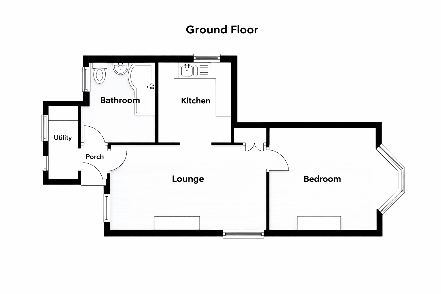 110, Green Road, Bournemouth floorplan