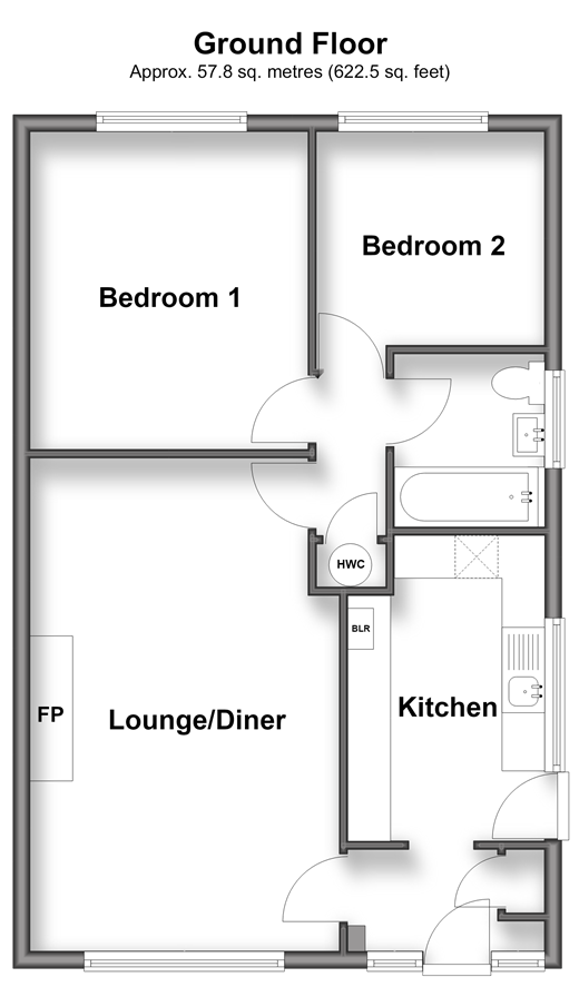 Elm Road St. Mary's Bay, Romney Marsh floorplan