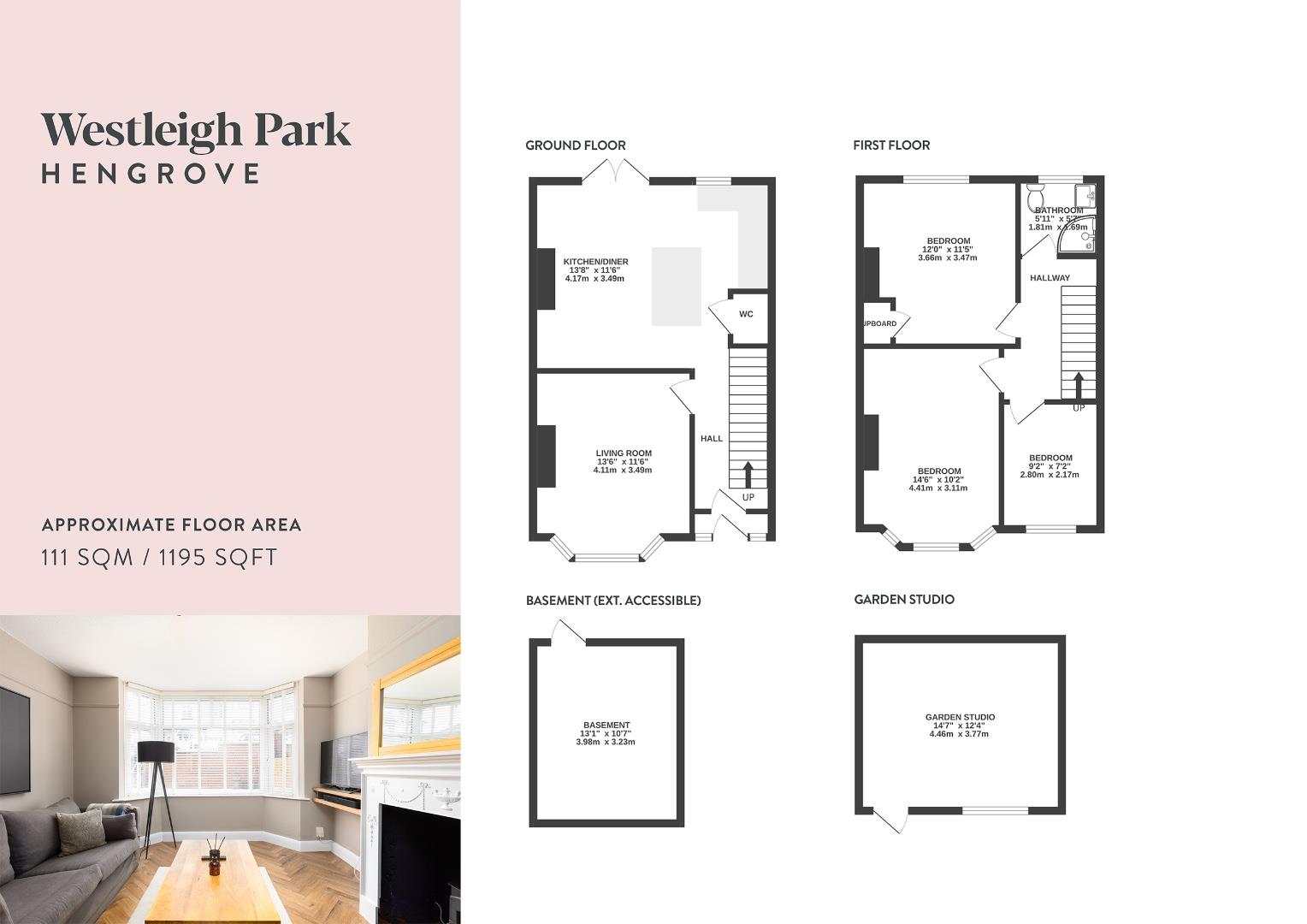 21, Westleigh Park, Bristol floorplan