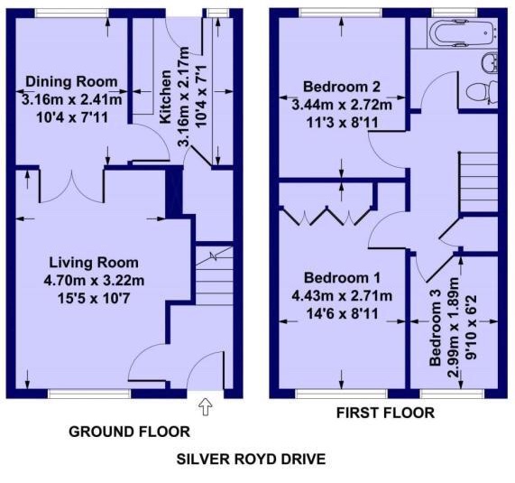 3 Bedrooms Terraced house for sale in Silver Royd Drive, Farnley, Leeds LS12