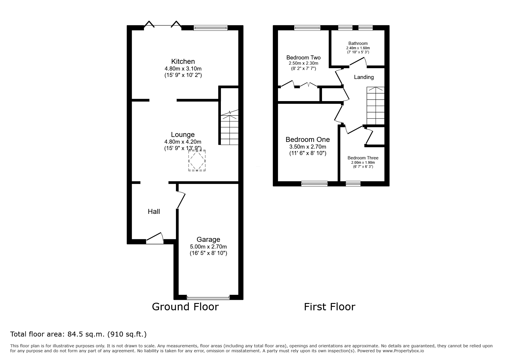 94, Peacocks, Essex floorplan