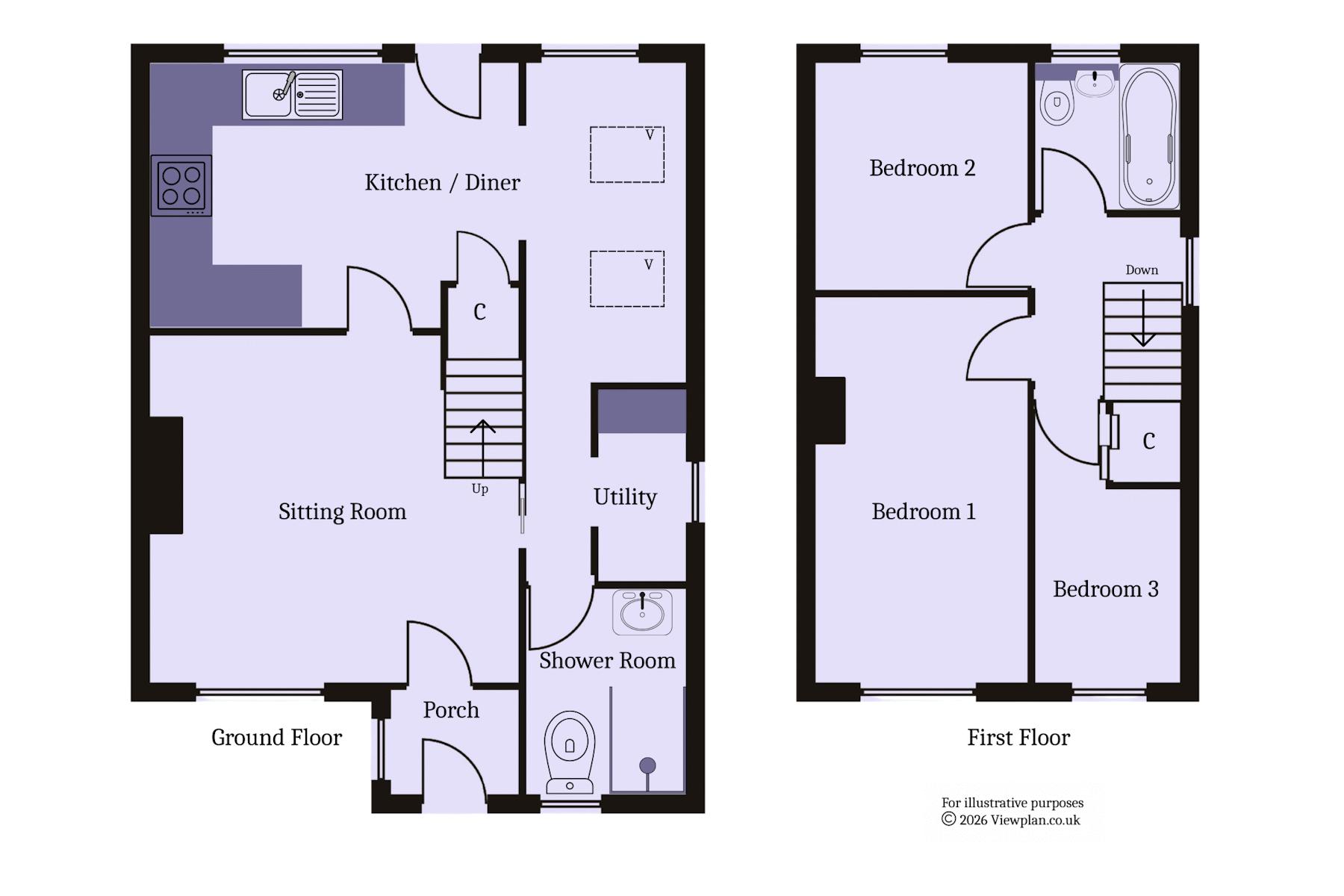 7, St Dyfrig Close, Dinas Powys floorplan