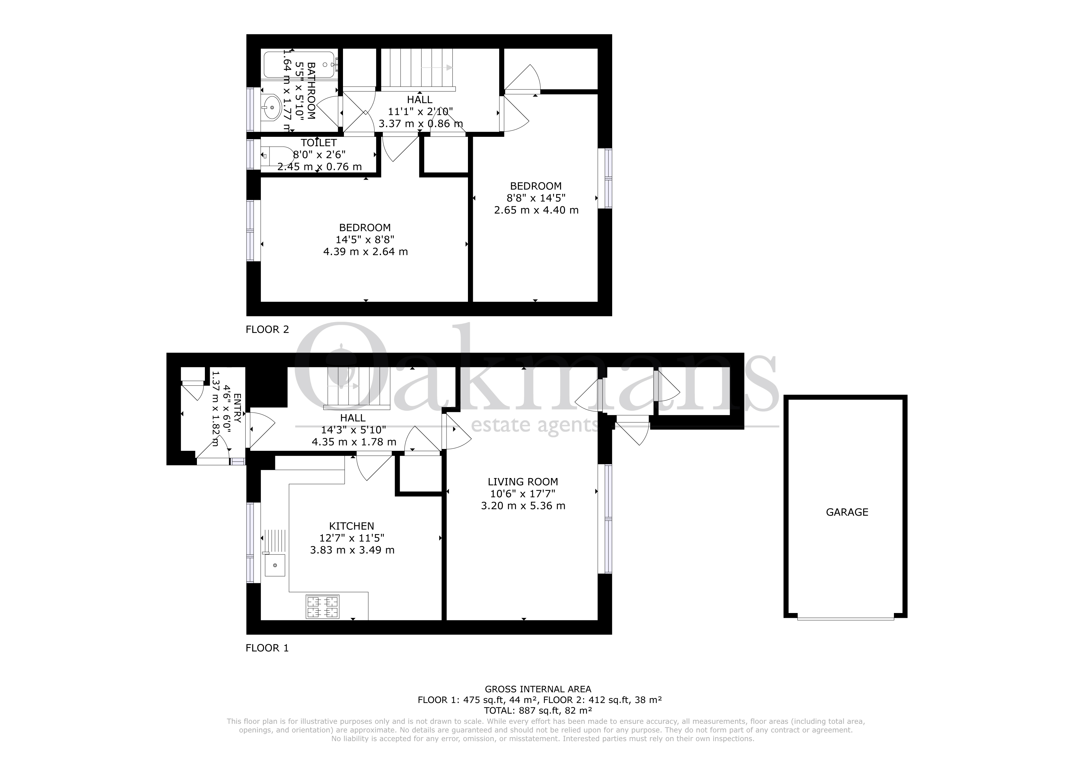 41, Chalybeate Close, Rednal floorplan