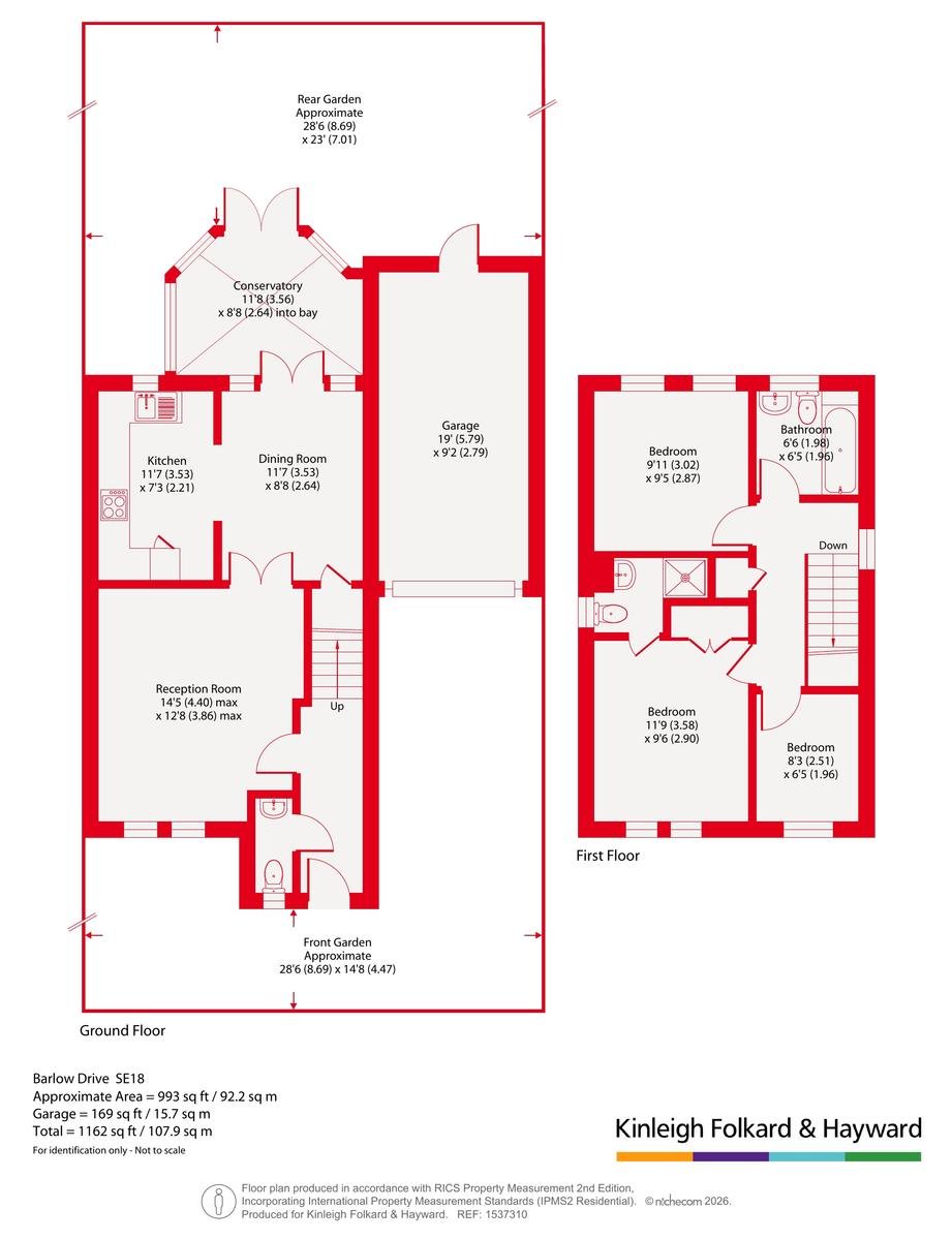 Barlow Drive, London floorplan
