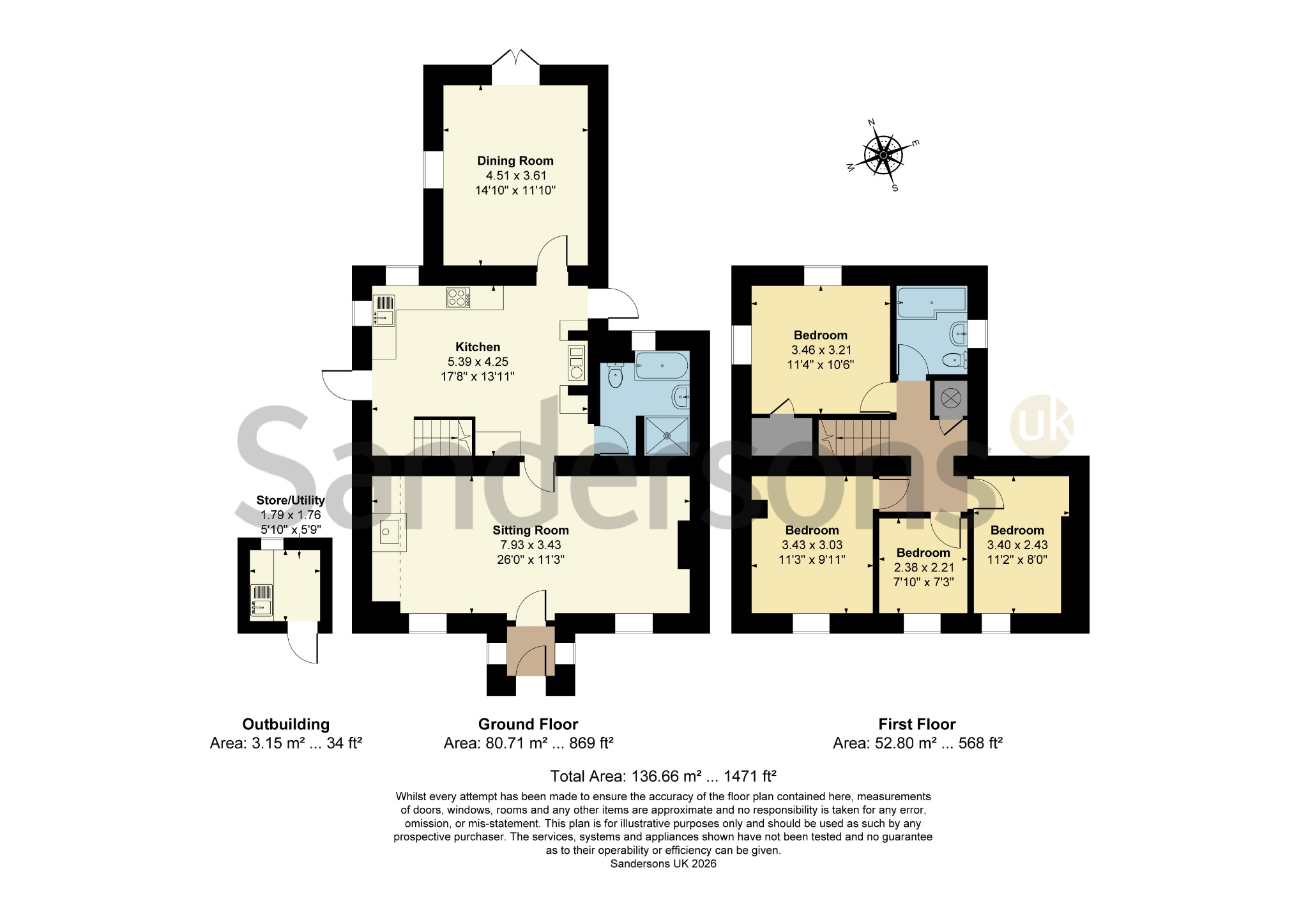 Rock Cottage, The Street, Bristol floorplan