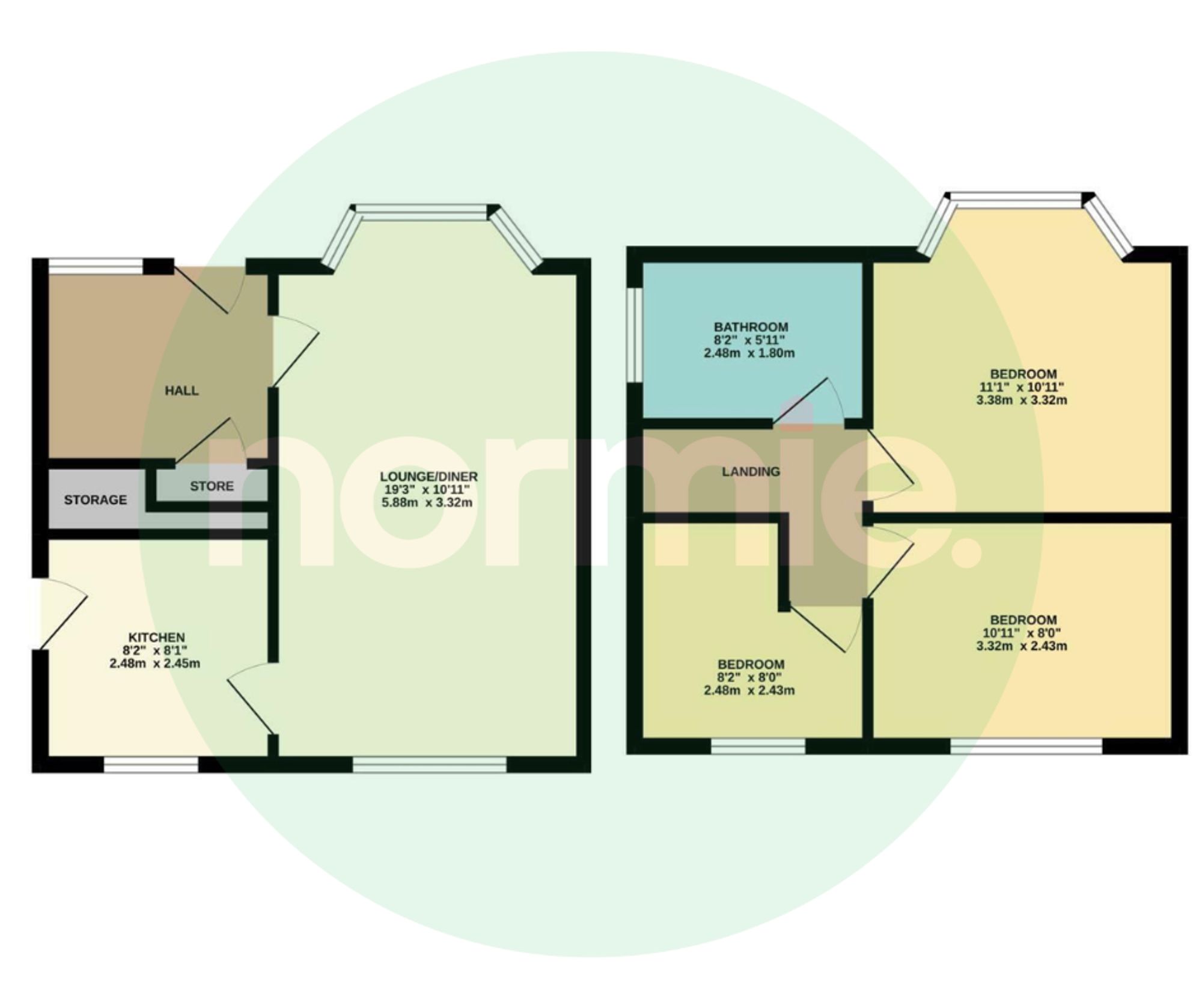 82 Heys Road, Manchester floorplan