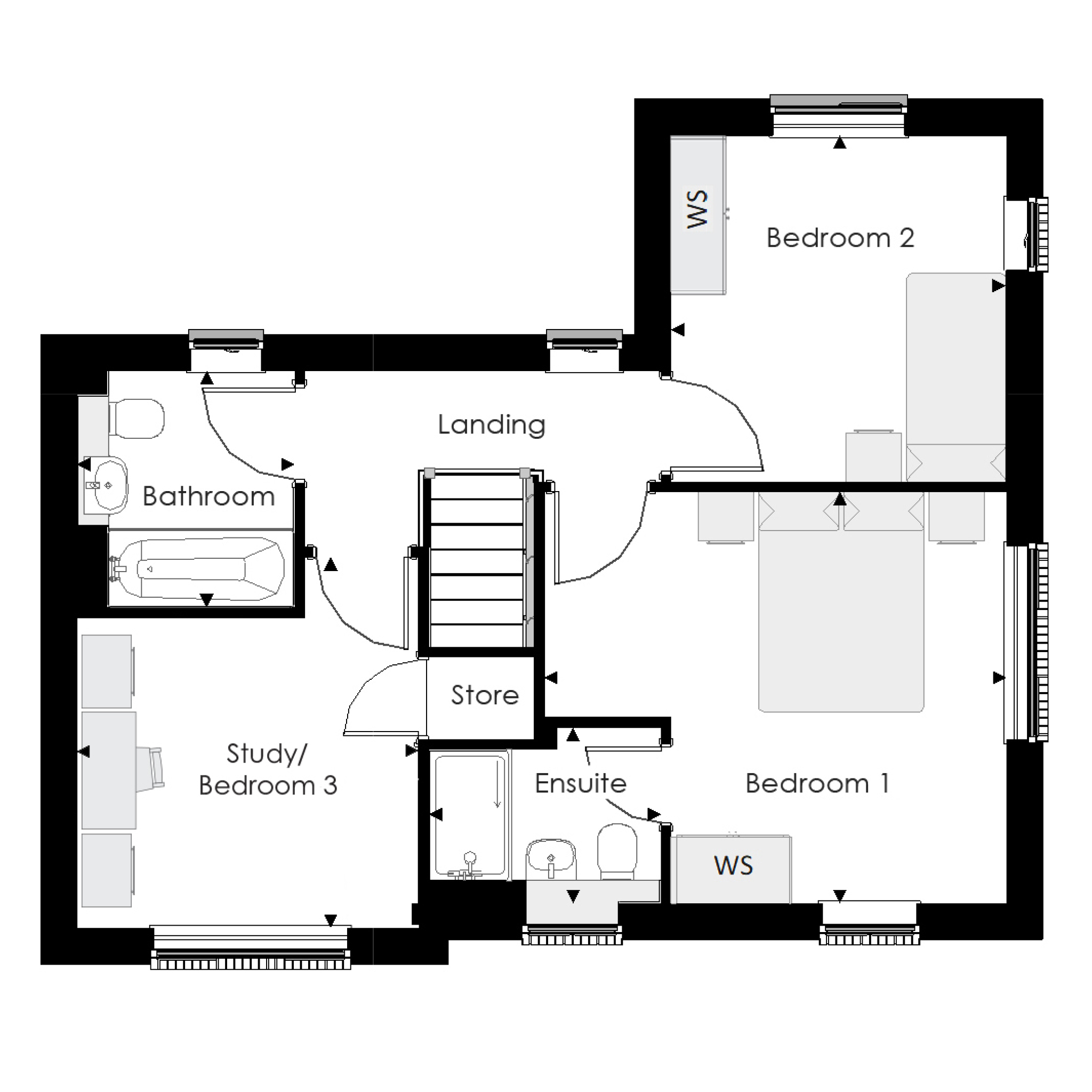 68, Hilland Road, Billingshurst floorplan
