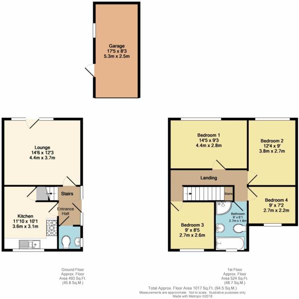 4 Bedrooms Town house for sale in Farm View Road, Kimberworth, Rotherham S61